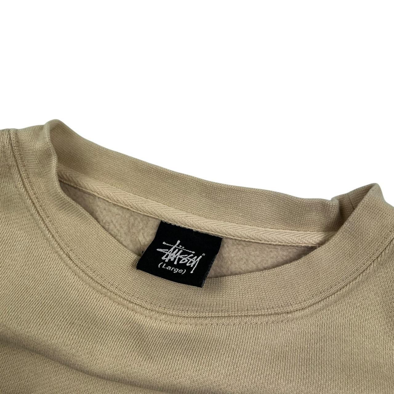 Stussy Vintage 2000s Stussy Sweatshirt Cream - Large Size US L / EU 52-54 / 3 - 3 Thumbnail
