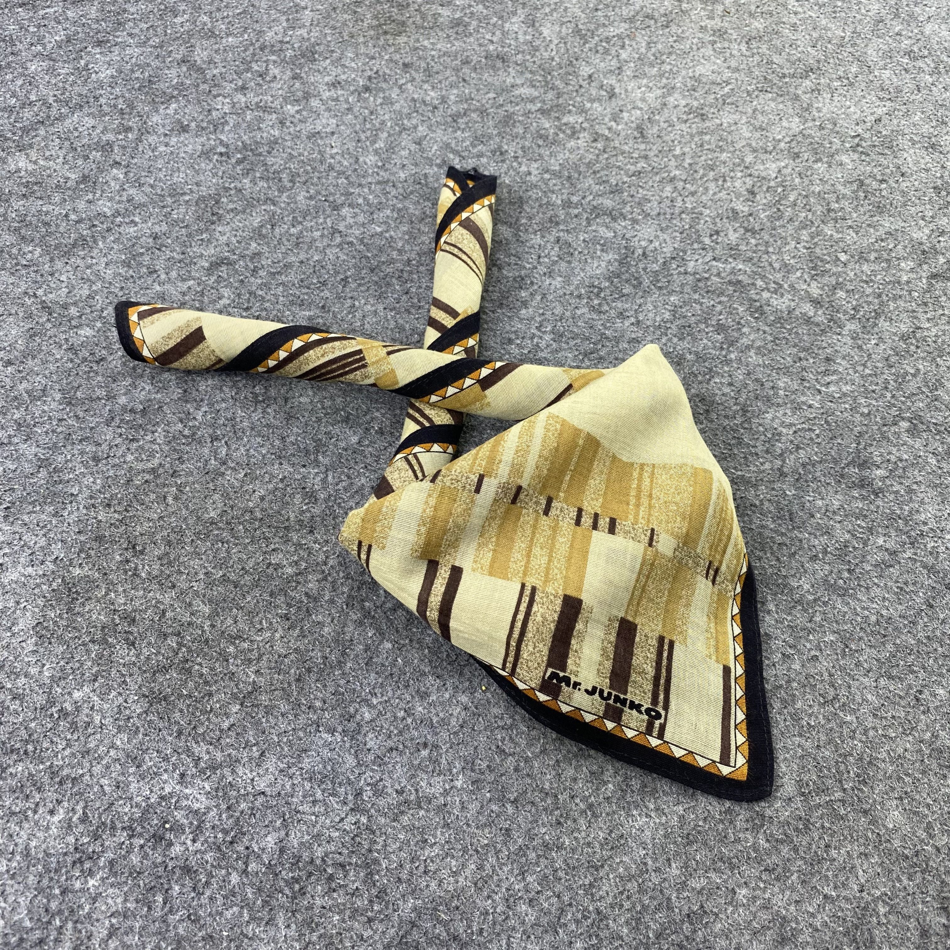 Japanese Brand Mr. Junko Handkerchief / Bandana / Neckerchief-B1464 Size ONE SIZE - 1 Thumbnail