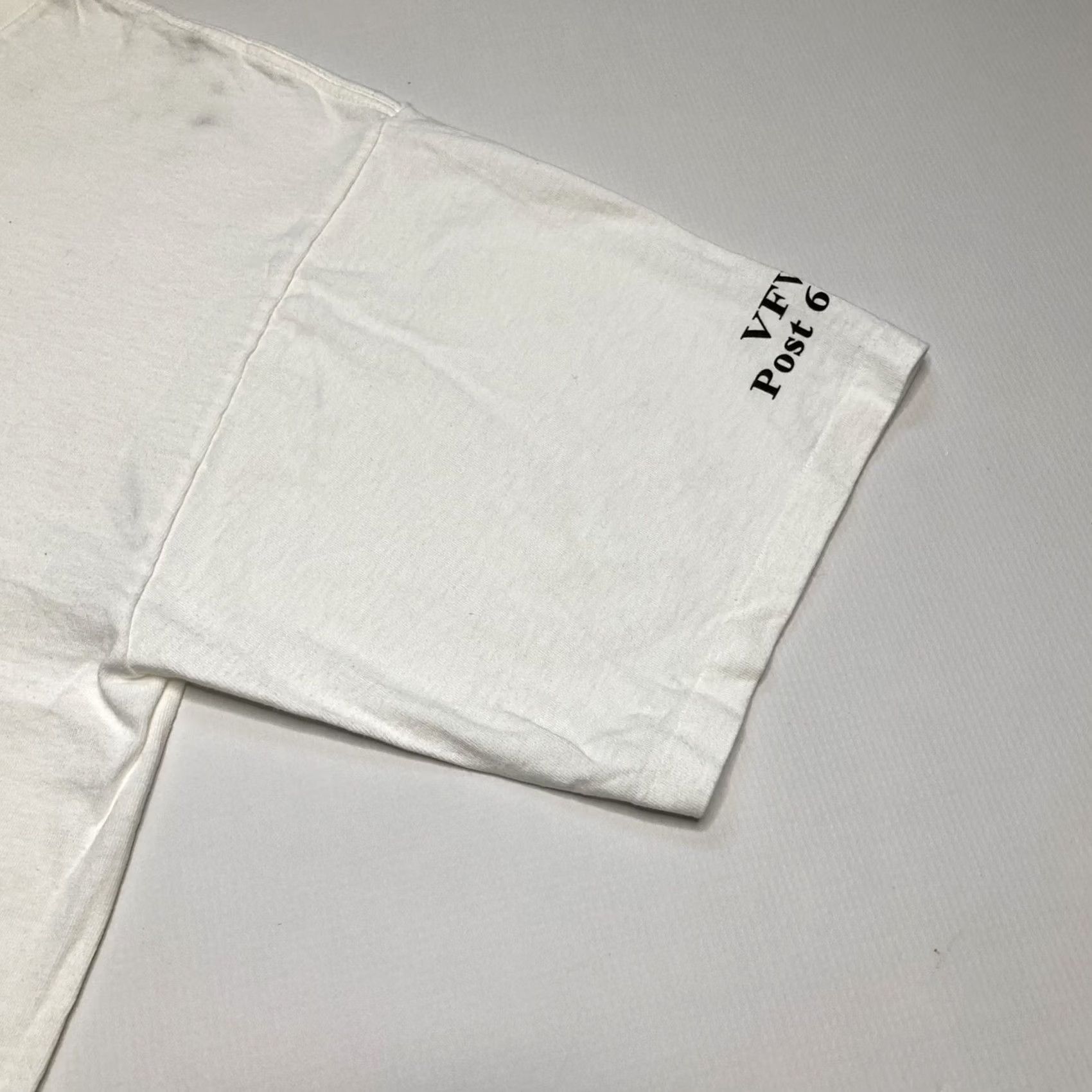 Vintage VINTAGE Proud to Be An American T Shirt XL 1990s White 3D Flag Eagle Patriot VFW Alore Mens Size US XL / EU 56 / 4 - 2 Thumbnail
