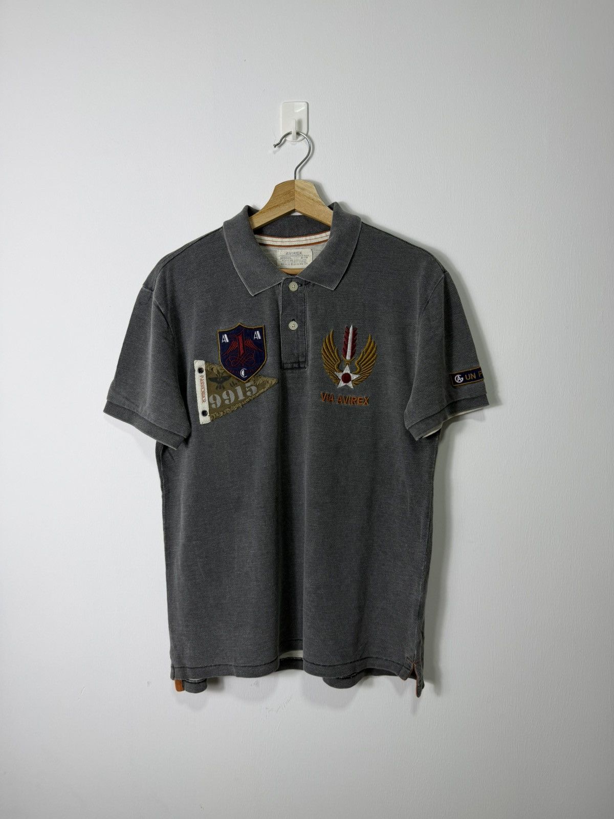 Avirex Vintage Avirex Us Air Force Polo Size US L / EU 52-54 / 3 - 2 Thumbnail