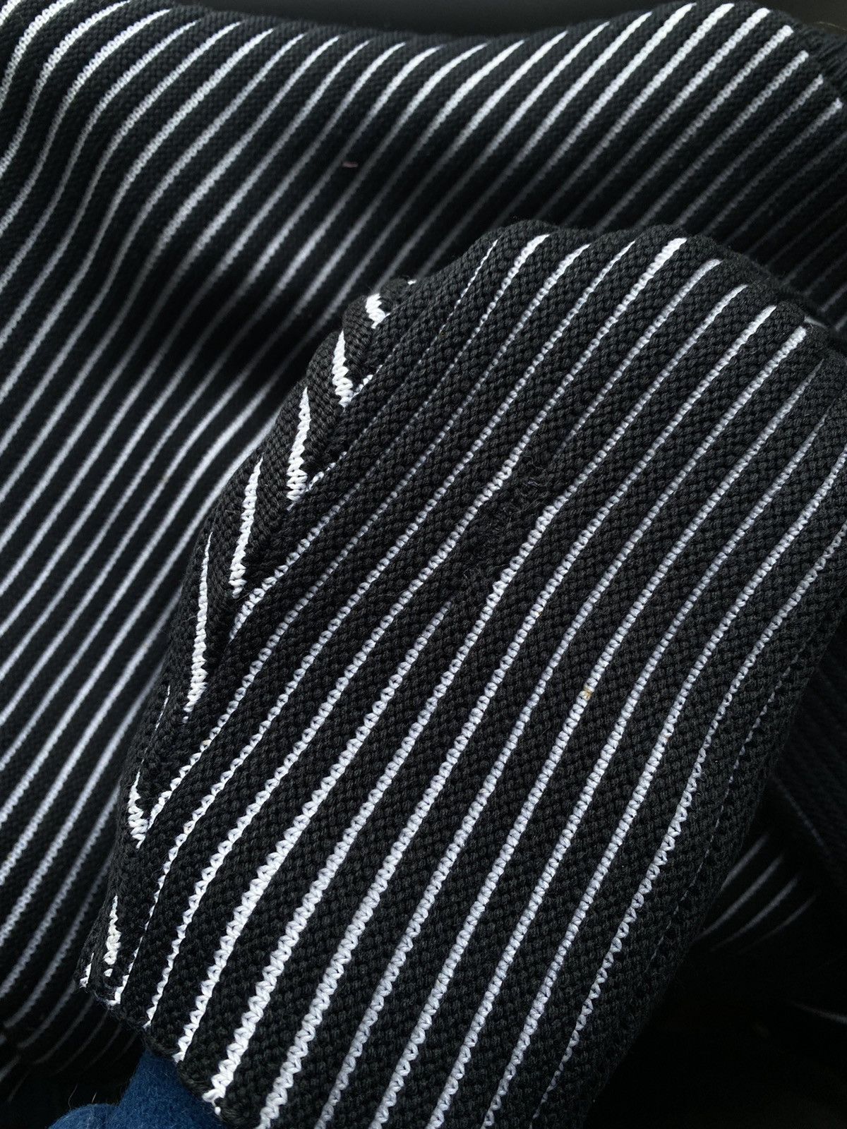 Dolce & Gabbana × Vintage Vintage Dolce Gabbana Striped Knit Sweater Avant Garde 90s Size US XL / EU 56 / 4 - 10 Thumbnail