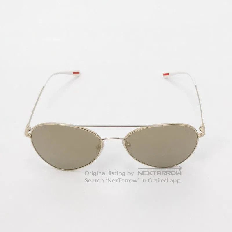 Prada Prada Logo Frame Aviator Sunglasses. Size ONE SIZE - 2 Thumbnail