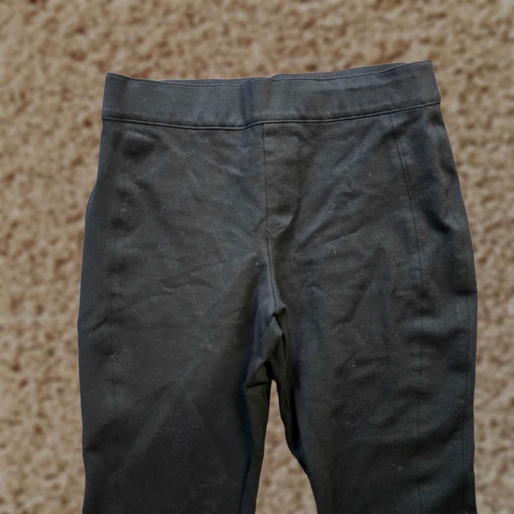 Spanx Spanx Pants Womens Size Large Black Cropped Straight Leg Stretch Mid Rise Casual Pants Size 36" / US 14 / IT 50 - 1 Thumbnail