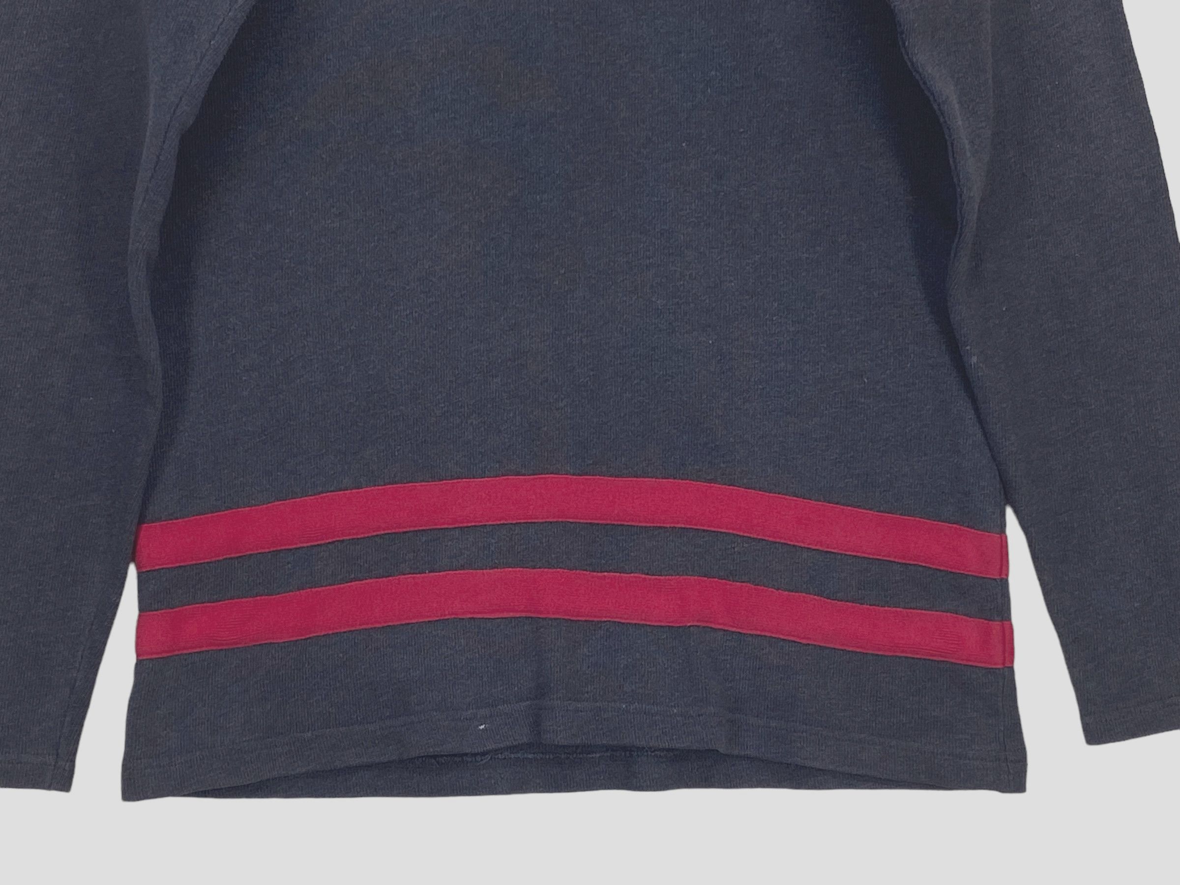 Polo Ralph Lauren × Vintage Vintage Polo Ralph Lauren Distressed Logo Striped Pullove 90 Size US XXS / EU 40 - 6 Thumbnail