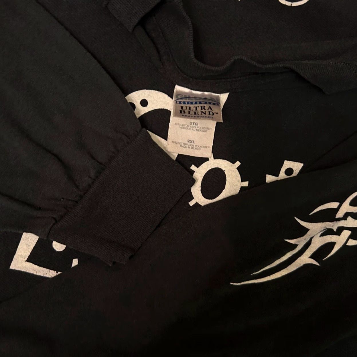 Vintage VINTAGE I Got Lei’d At Saloon Biker Tribal Flames Long Sleeve Shirt XXL (Black) Size US XXL / EU 58 / 5 - 3 Thumbnail