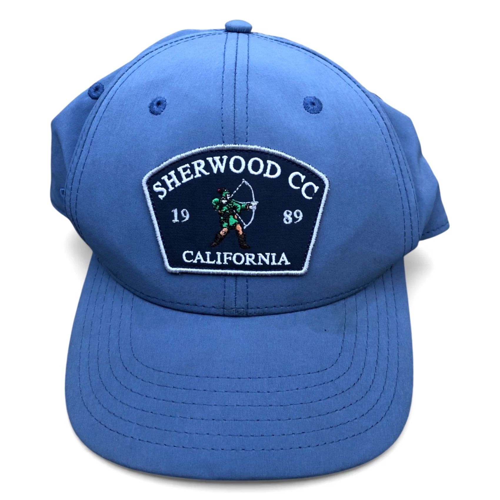 Vintage PUKKA Sherwood Country Club Snapback Hat Men's 1989 California Blue Adjustable Snapback Hat Size ONE SIZE - 2 Thumbnail