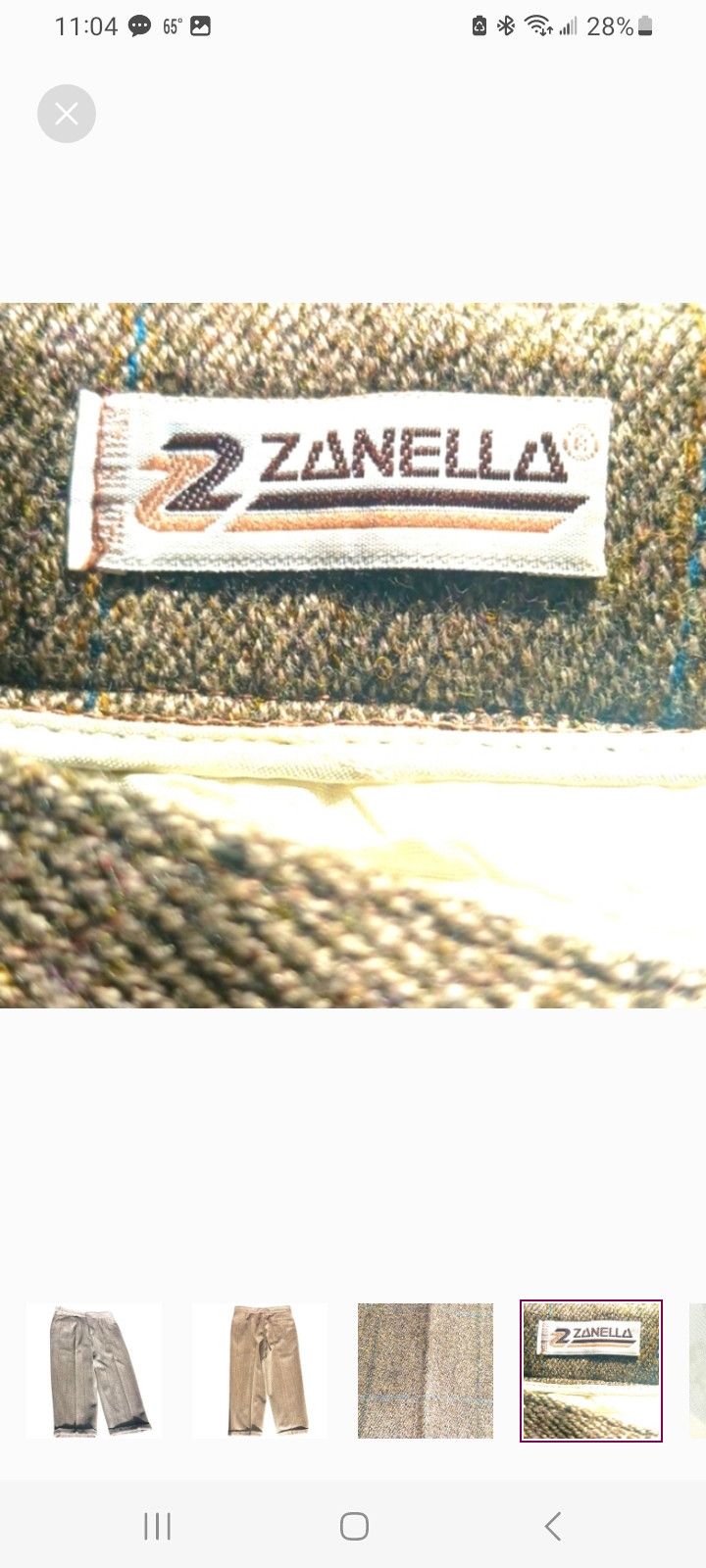Zanella Zanella Pure Wool Pants Size US 32 / EU 48 - 4 Thumbnail