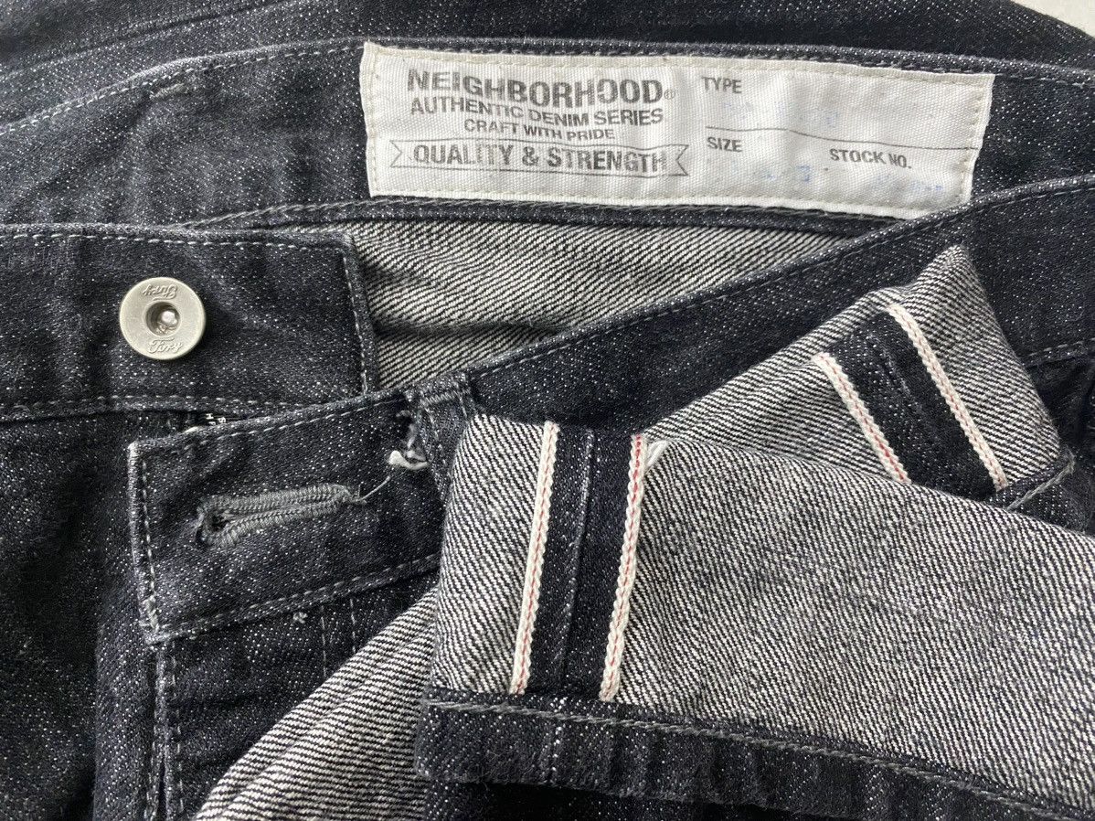 Neighborhood Neighborhood - 14oz Rigid Basic Denim selvedge pants Size US 34 / EU 50 - 7 Thumbnail