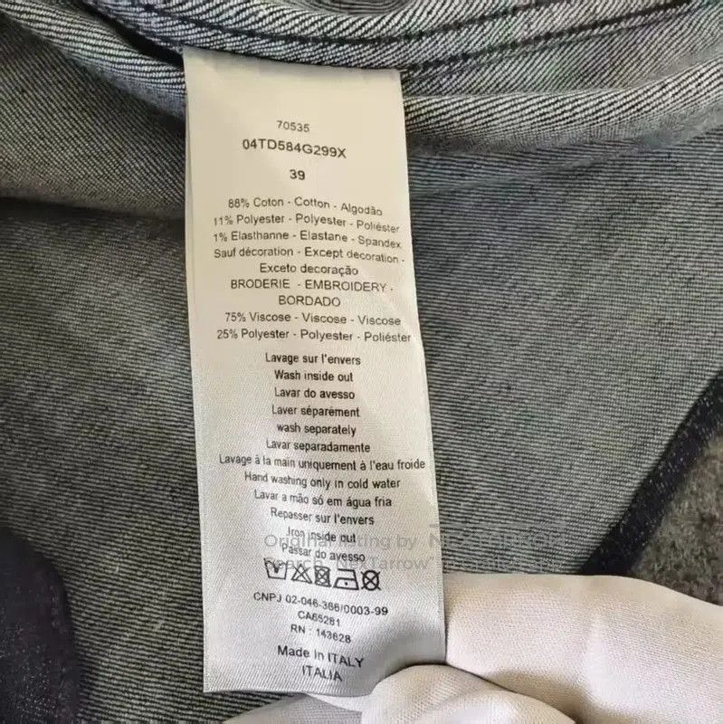 Dior Dior Black Denim Jacket for Men . Size US S / EU 44-46 / 1 - 4 Thumbnail