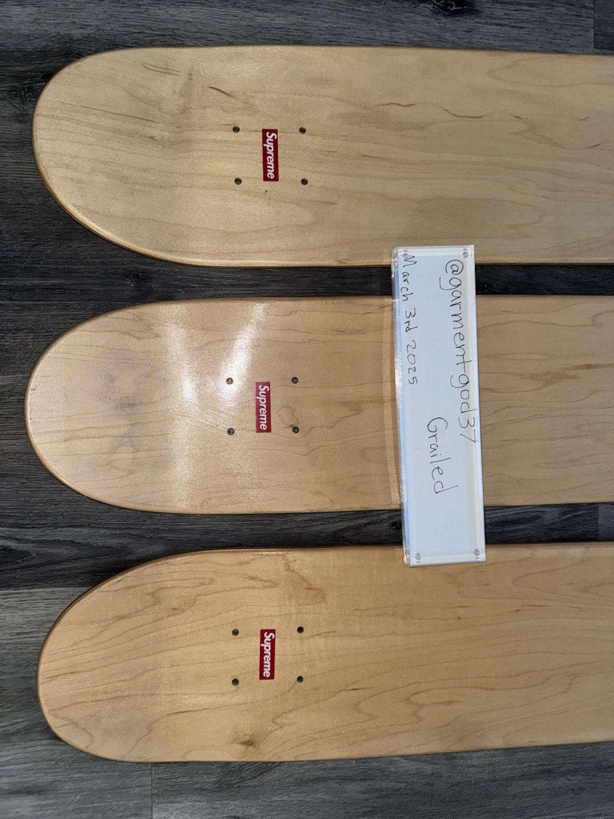 Louis Vuitton × Supreme Supreme Louis Vuitton 2000 Monogram Skateboard Deck Size ONE SIZE - 6 Thumbnail