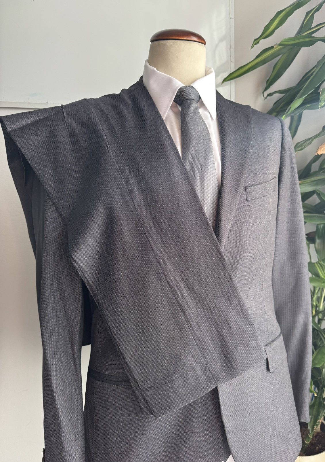 Calvin Klein Calvin Klein suit 48 Grey Size 48R - 6 Thumbnail
