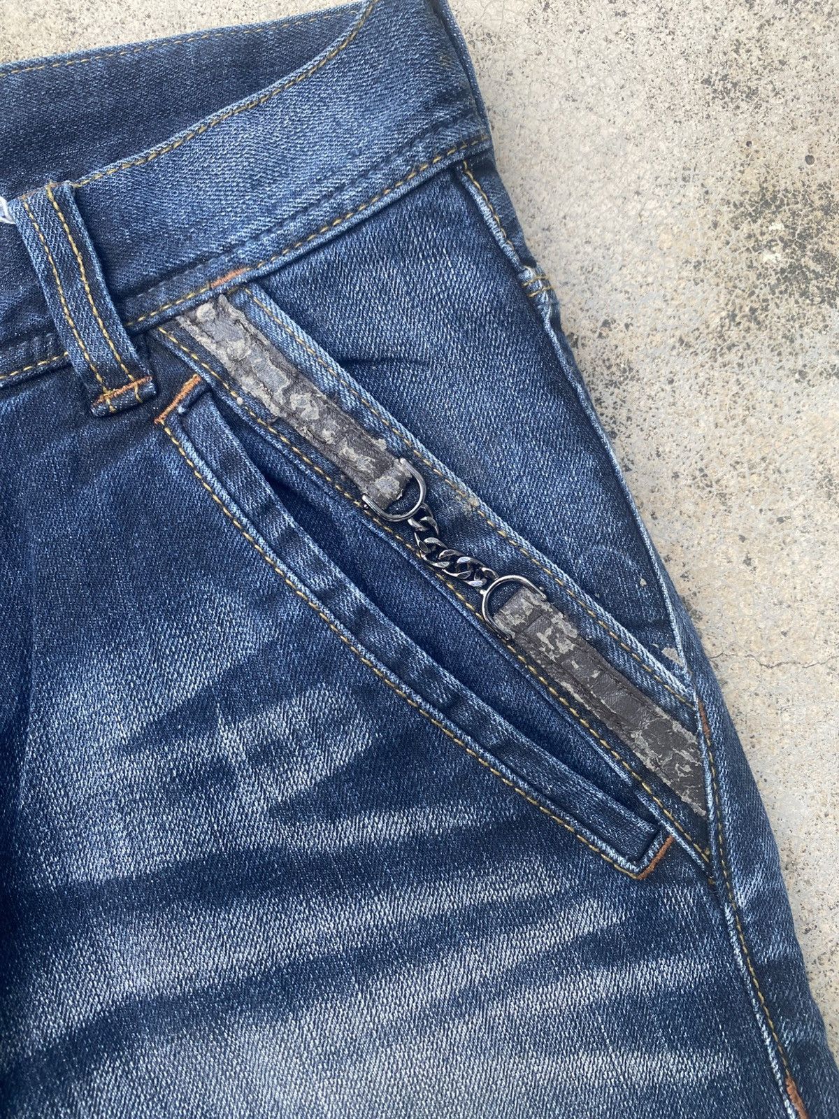 If Six Was Nine × Japanese Brand × Nicole Club Flare Jeans Nicole Club Faded Honeycomp Size US 32 / EU 48 - 5 Thumbnail