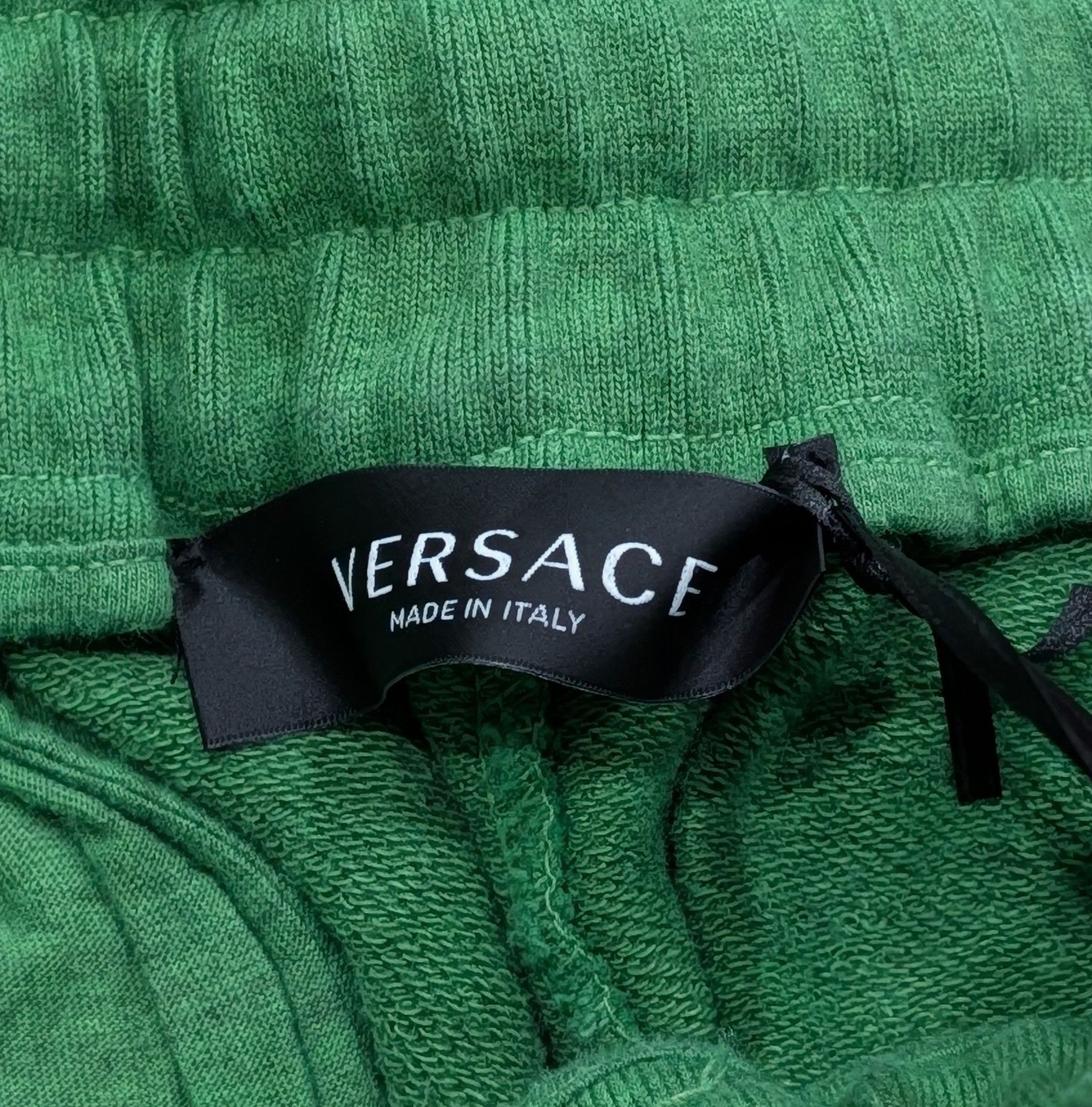 Versace VERSACE Cotton Logo Sweat Shorts Jasmine Green US 2XL Size US 38 / EU 54 - 4 Thumbnail