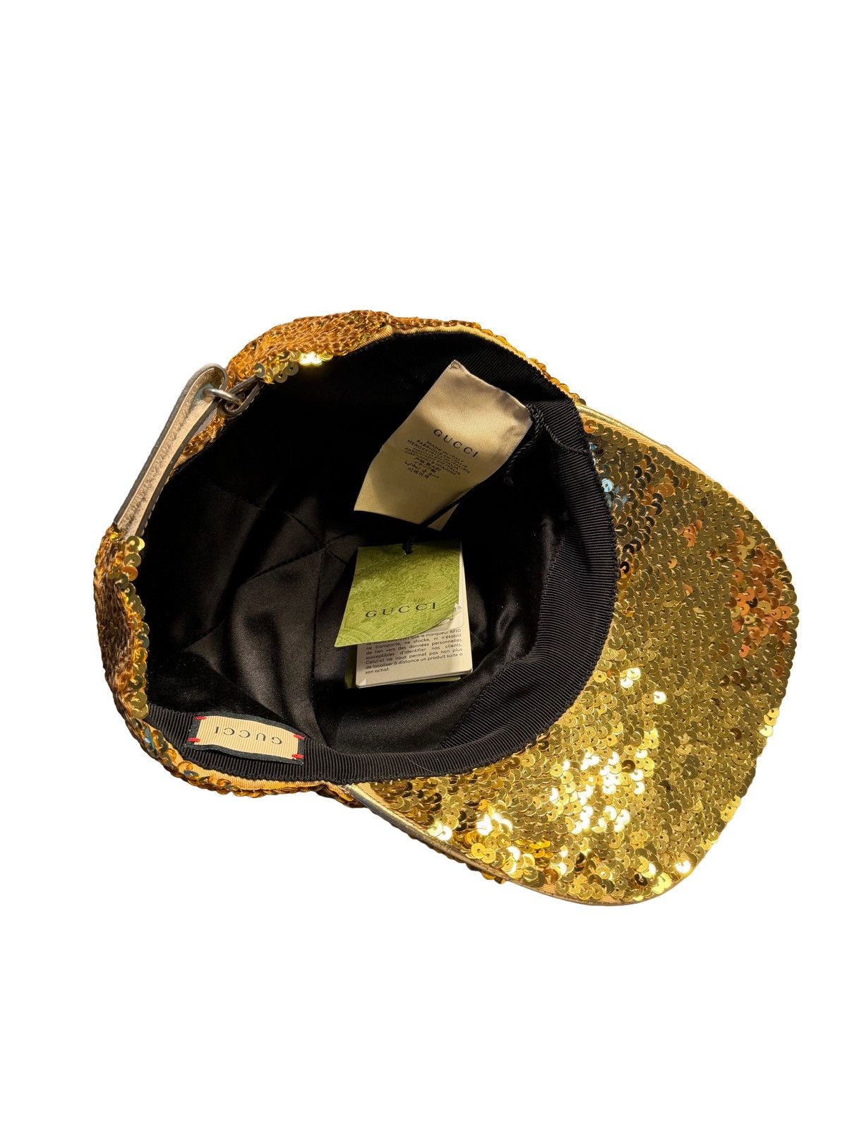 Gucci Gucci Gold Sequin Hat Size ONE SIZE - 4 Thumbnail