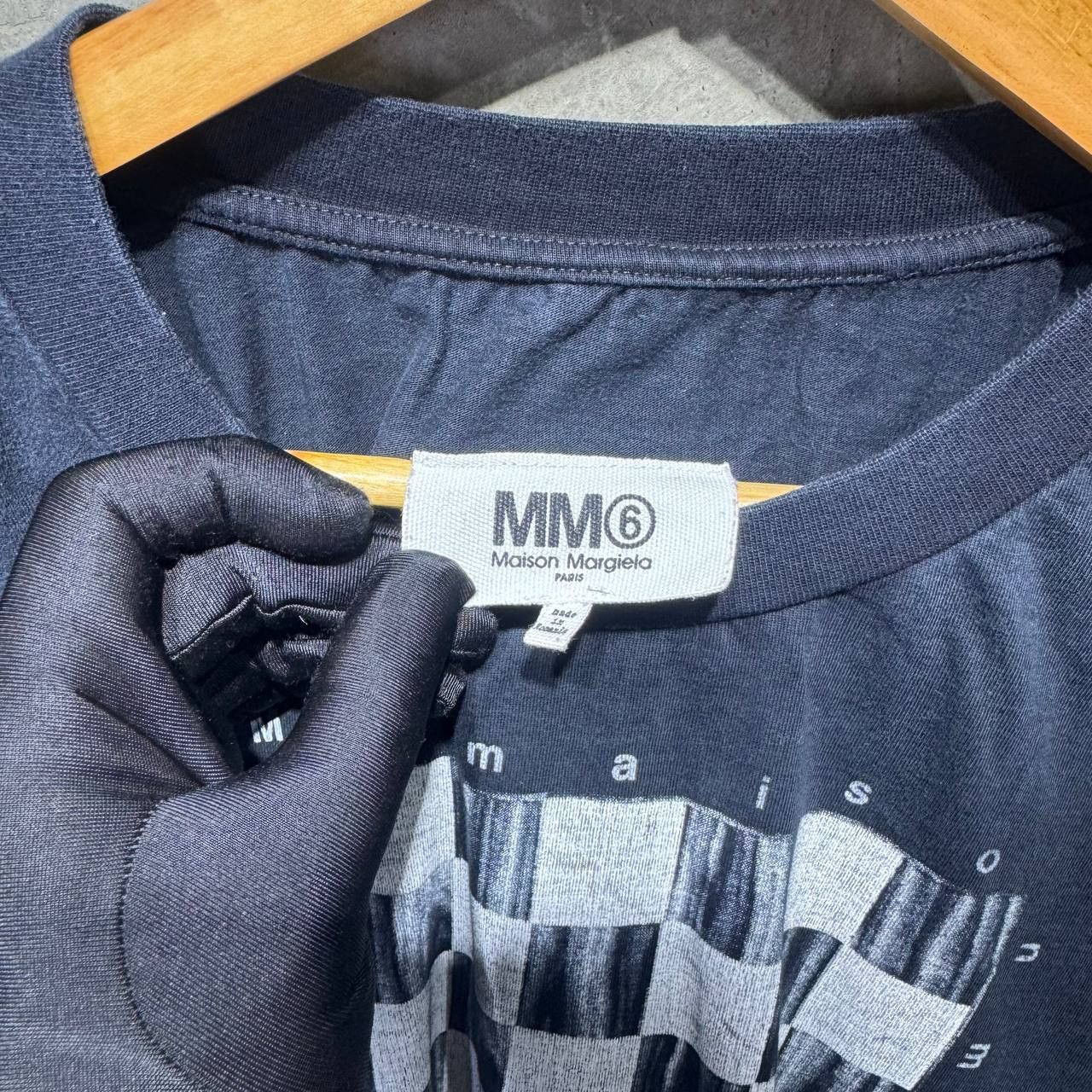 Maison Margiela Maison Margiela MM6 Checkered Print cropped tee Size L / US 10 / IT 46 - 4 Thumbnail