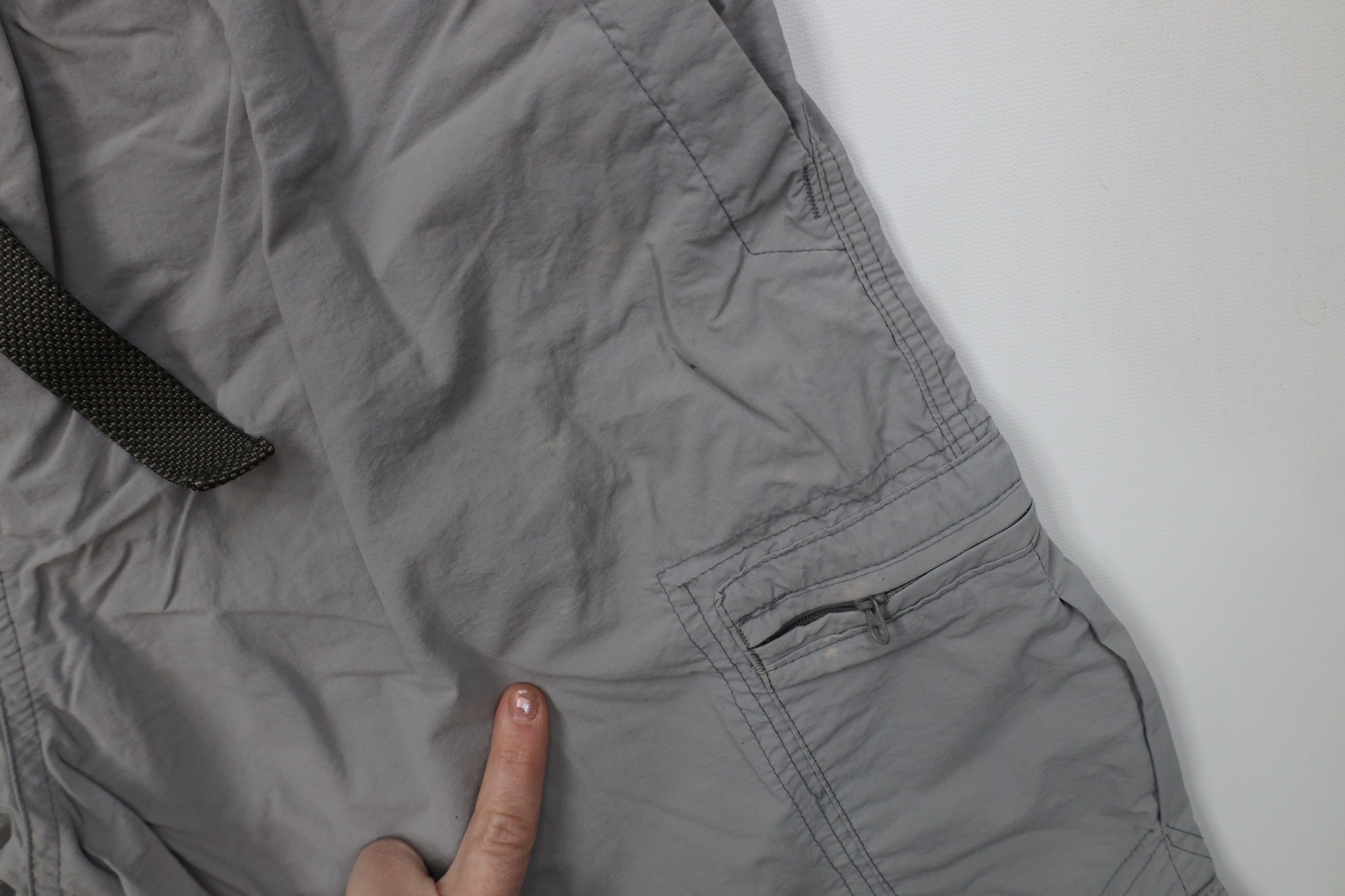 Columbia Vintage Columbia Lined Belted Above Knee Cargo Shorts Gray Size US 34 / EU 50 - 5 Thumbnail