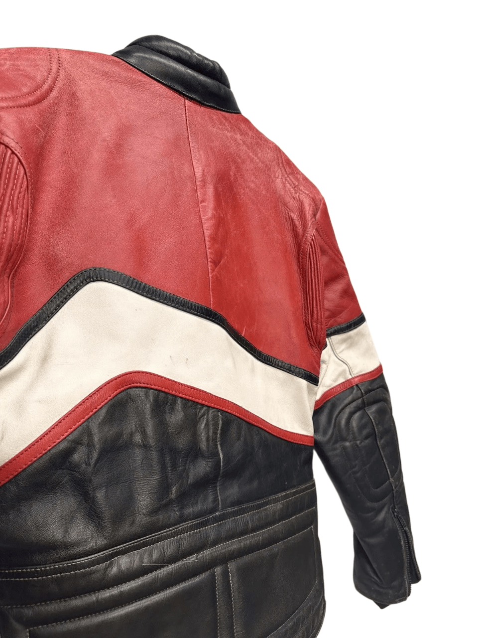 NASCAR Y2K Marlboro racing moto leather jacket vintage Size US S / EU 44-46 / 1 - 24 Thumbnail