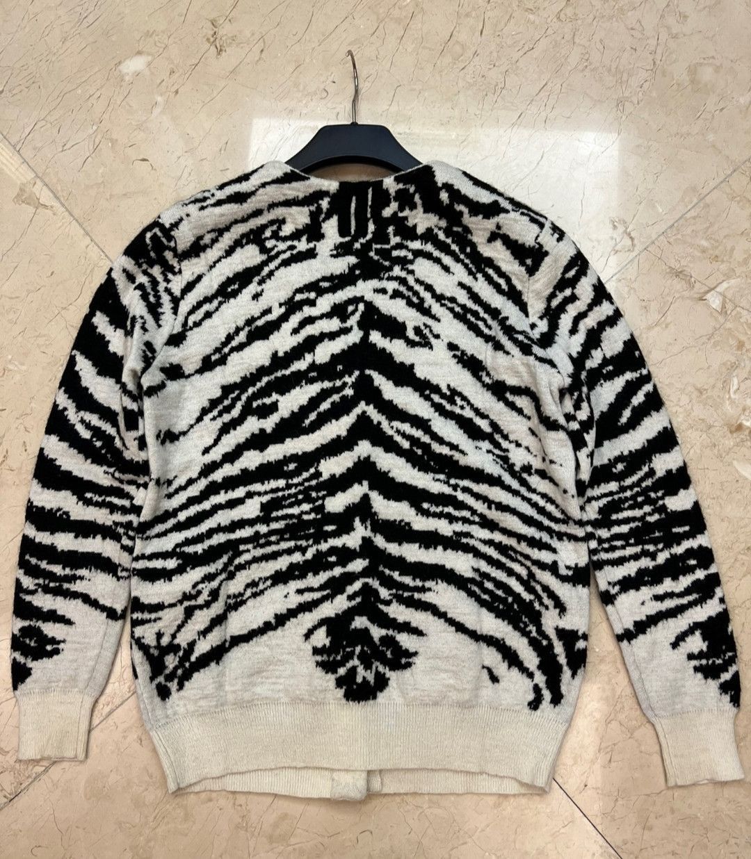 Saint Laurent Paris Saint Laurent White Zebra Cardigan-2505 Size US S / EU 44-46 / 1 - 8 Thumbnail