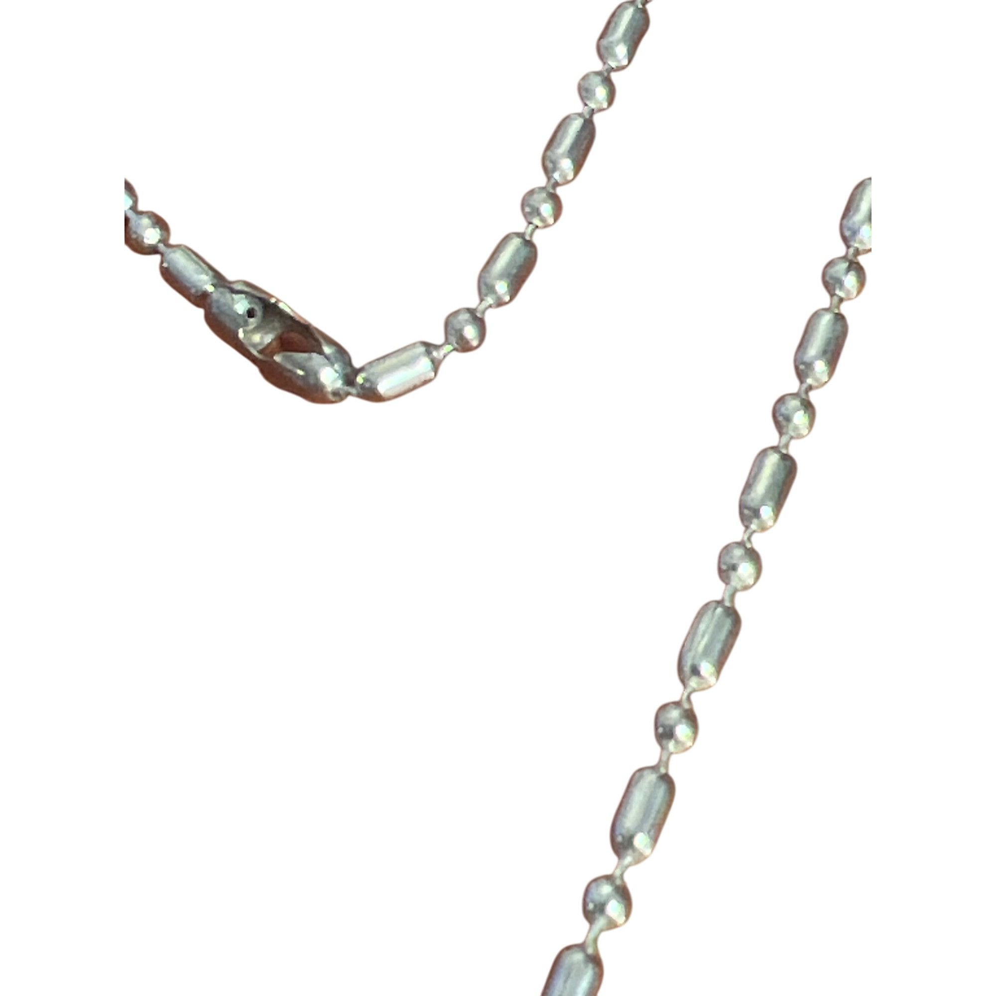 Other Ann Peden Necklace 2013 Nickel Pendant Silver Tone Ball Bead Size ONE SIZE - 3 Thumbnail