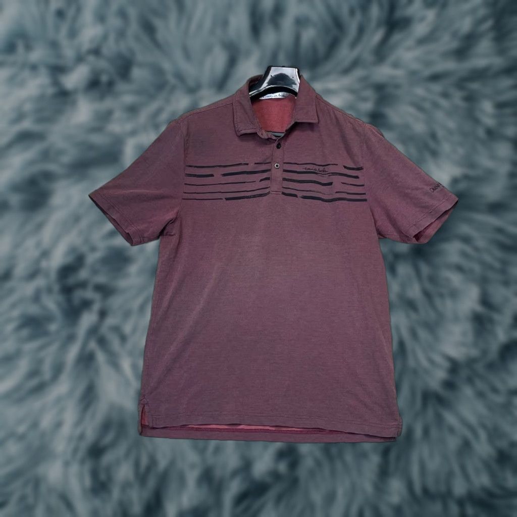 TravisMathew Travis Mathew Shirt Mens Medium Color Multicolor Logo Short Sleeve Polo Golf Size US M / EU 48-50 / 2 - 1 Thumbnail