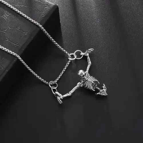 Other Skaleton Pendant Necklace Size ONE SIZE - 2 Thumbnail
