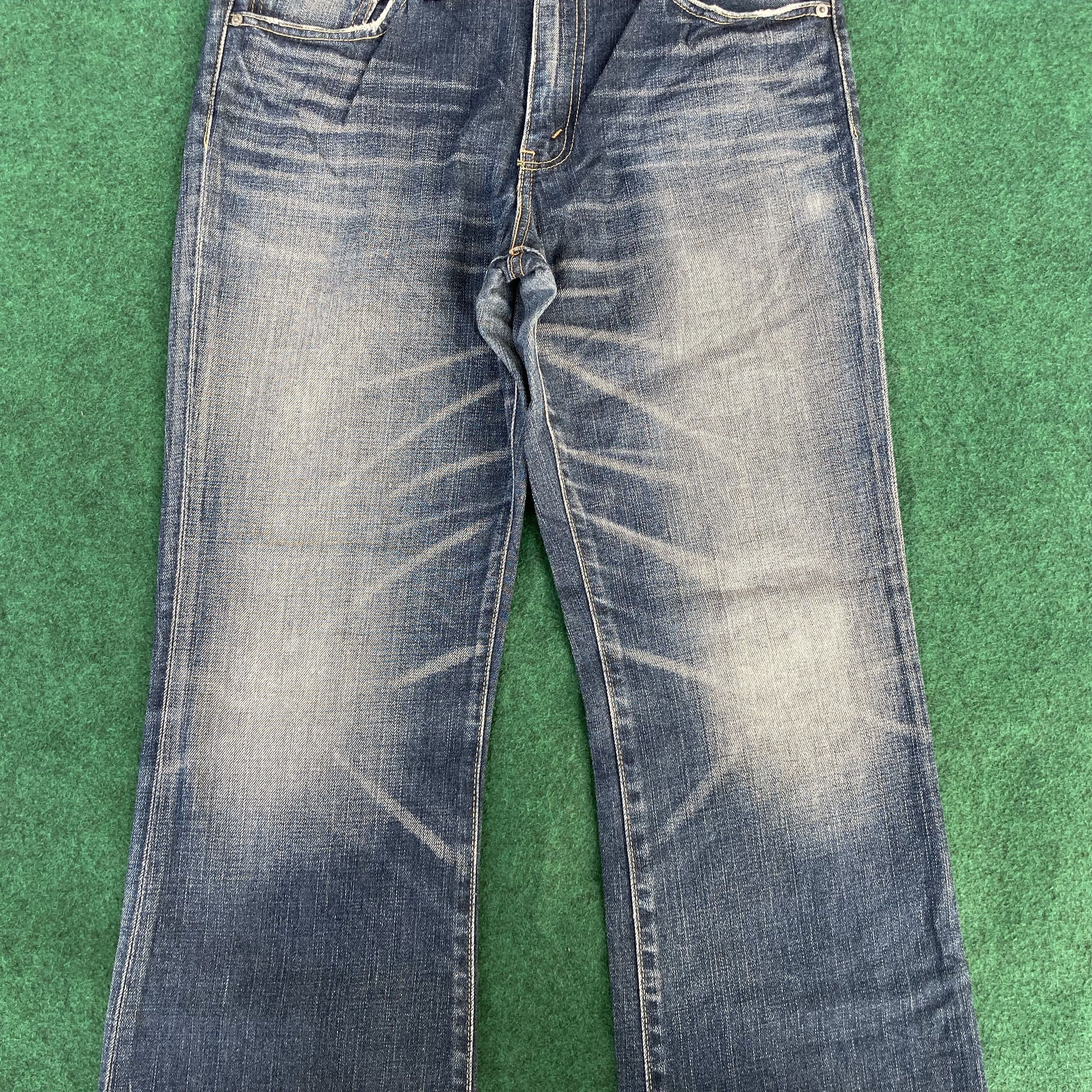Levi's × Vintage Vtg Levis 517 Faded Denim Sz 34 Blue Flare Bootcut Jeans Size US 34 / EU 50 - 7 Thumbnail