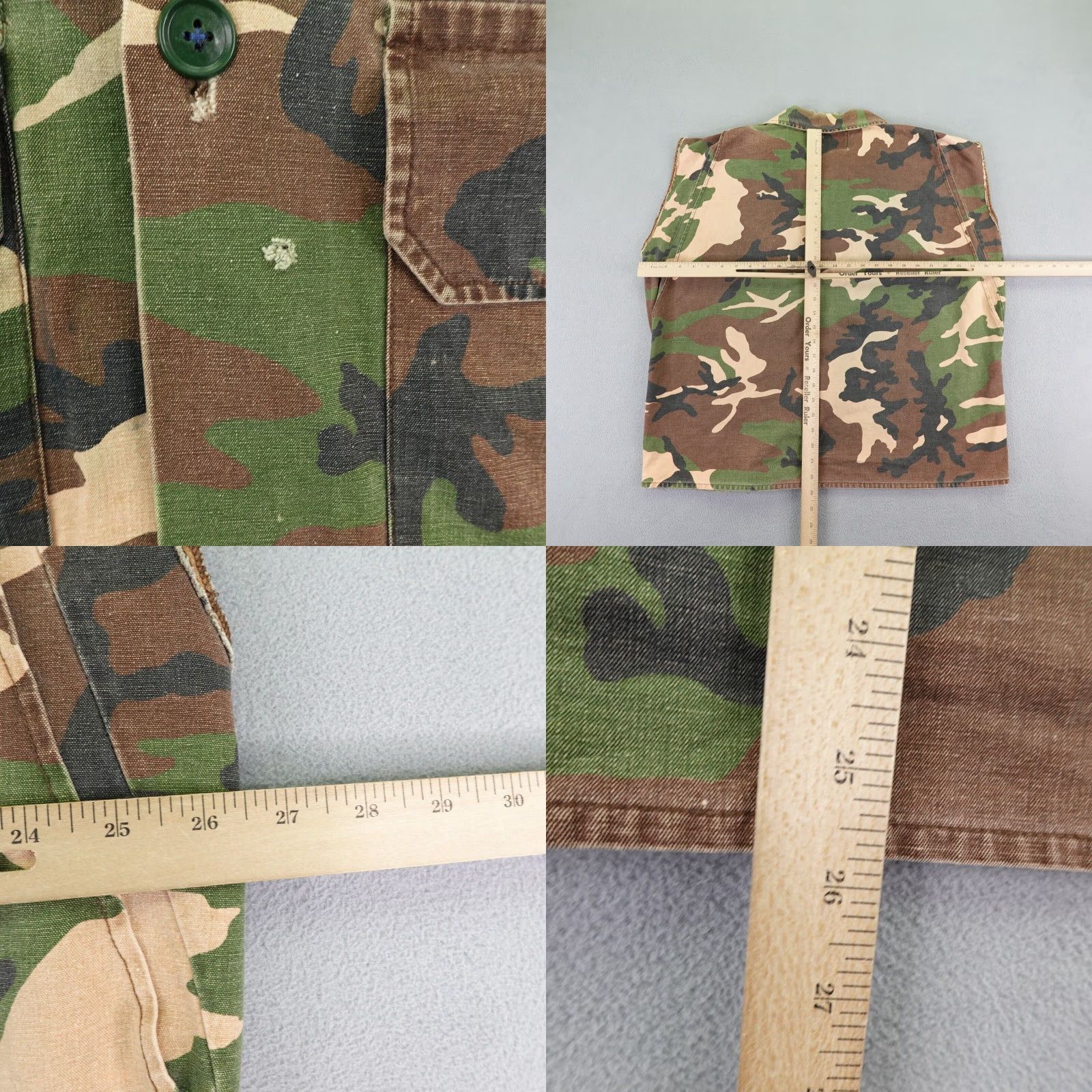 Vintage VINTAGE Duck Bay Shirt Mens Large Brown Green Camo Marines Hunting Sleeveless Size US L / EU 52-54 / 3 - 8 Thumbnail