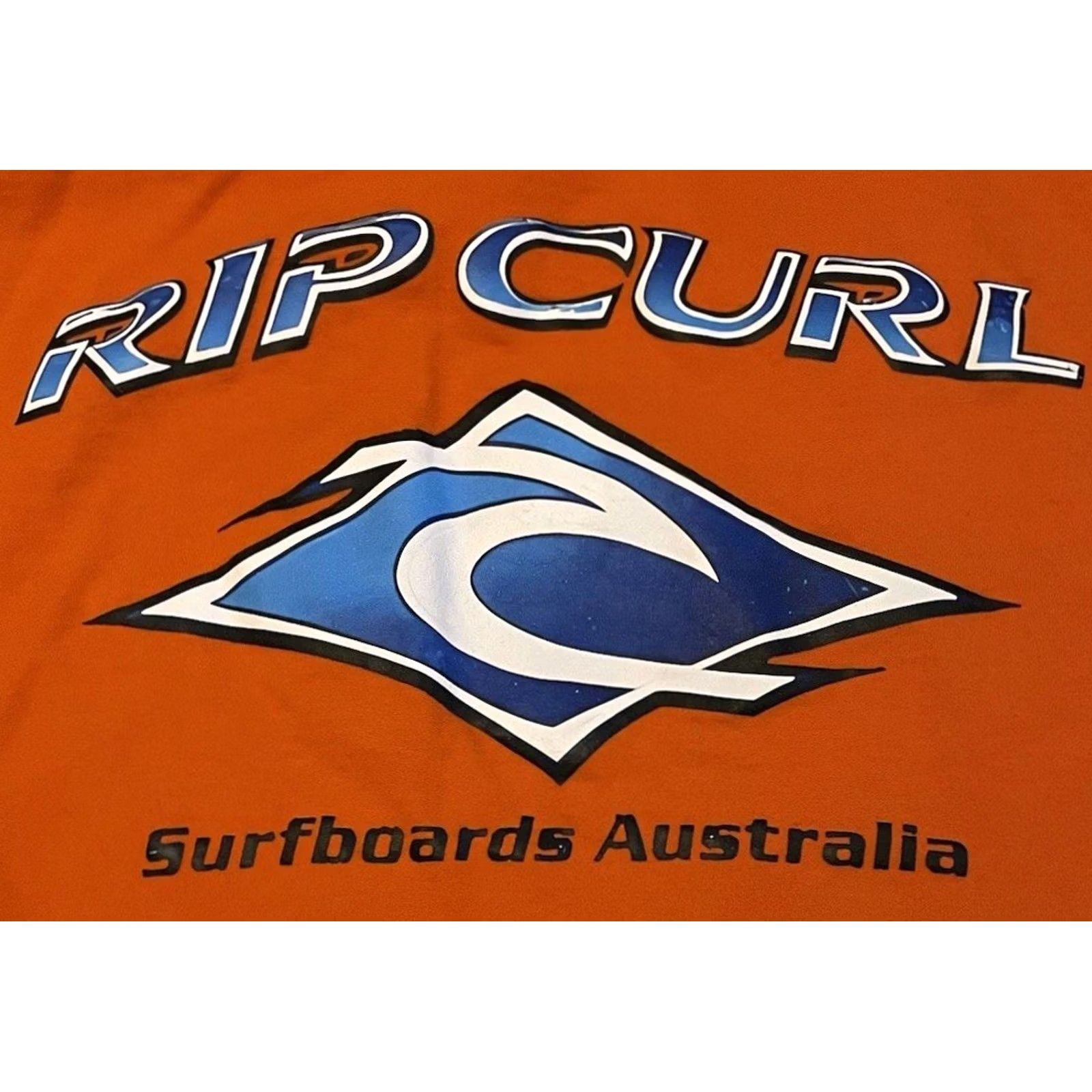 Quiksilver VINTAGE Rip Curl Australia Faded Shirt XL Surf Skate Grunge Billabong OP TC 90s Y2K Shirt Men XL Orange Graphic Tee Beach Ocean 90s Grunge Rock USA Size US XL / EU 56 / 4 - 3 Thumbnail