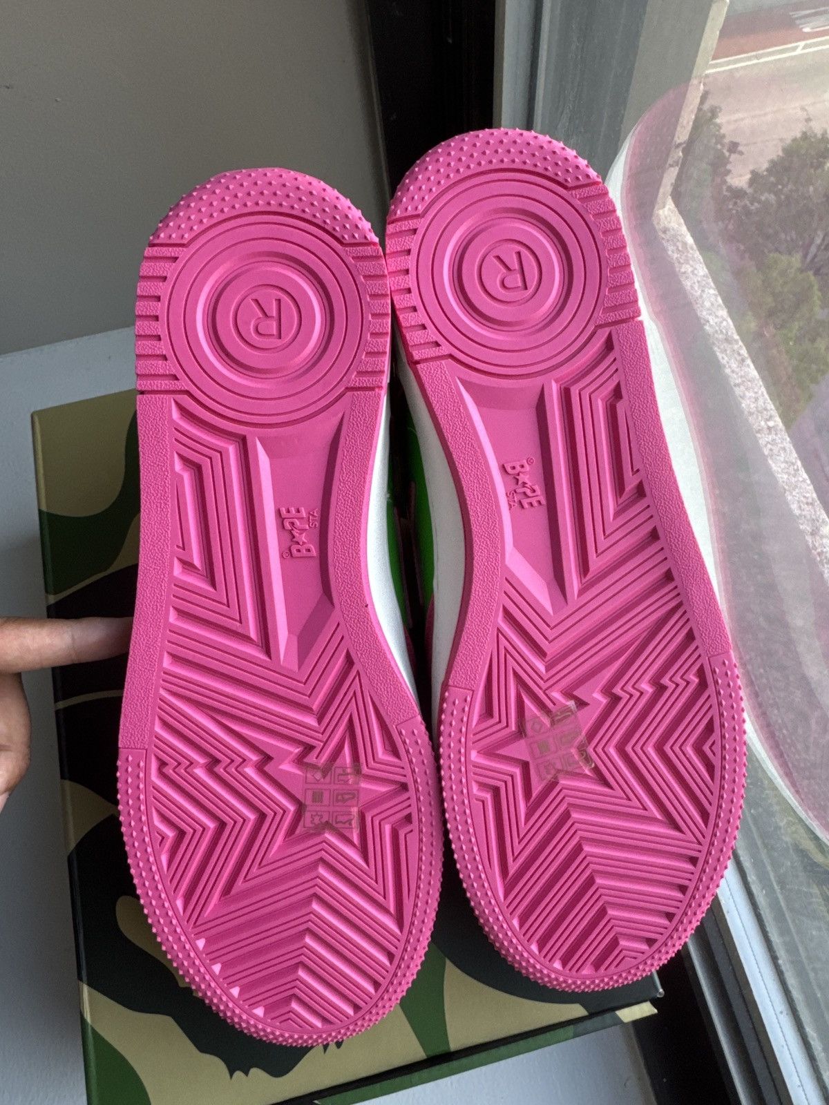 Bape Bapesta #1 M1 “Pink” Size US 13 / EU 46 - 6 Thumbnail