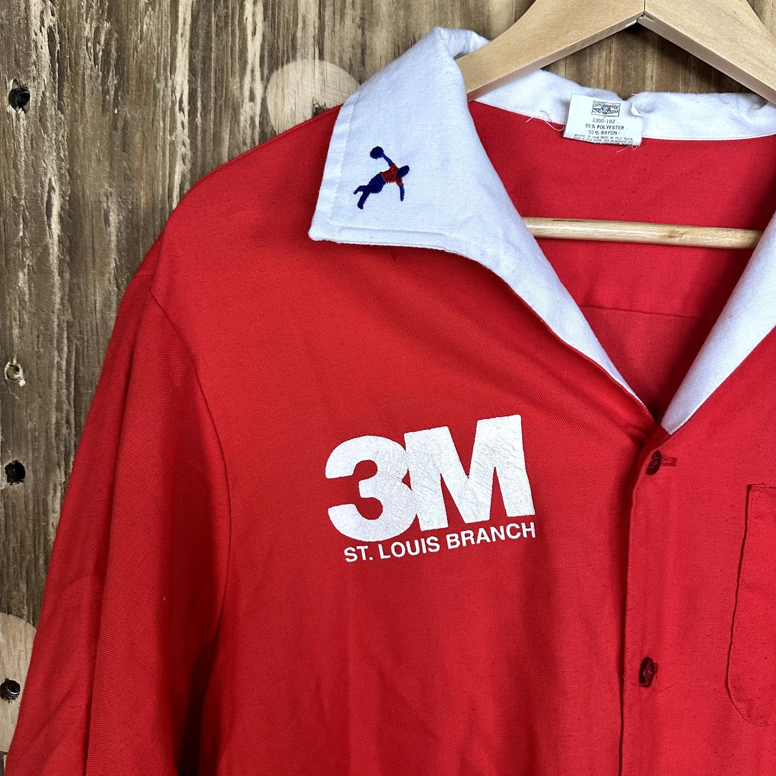 Japanese Brand × Vintage Vintage Bowling Shirt King Louie Chain Stitched Size XL Size US XL / EU 56 / 4 - 3 Thumbnail