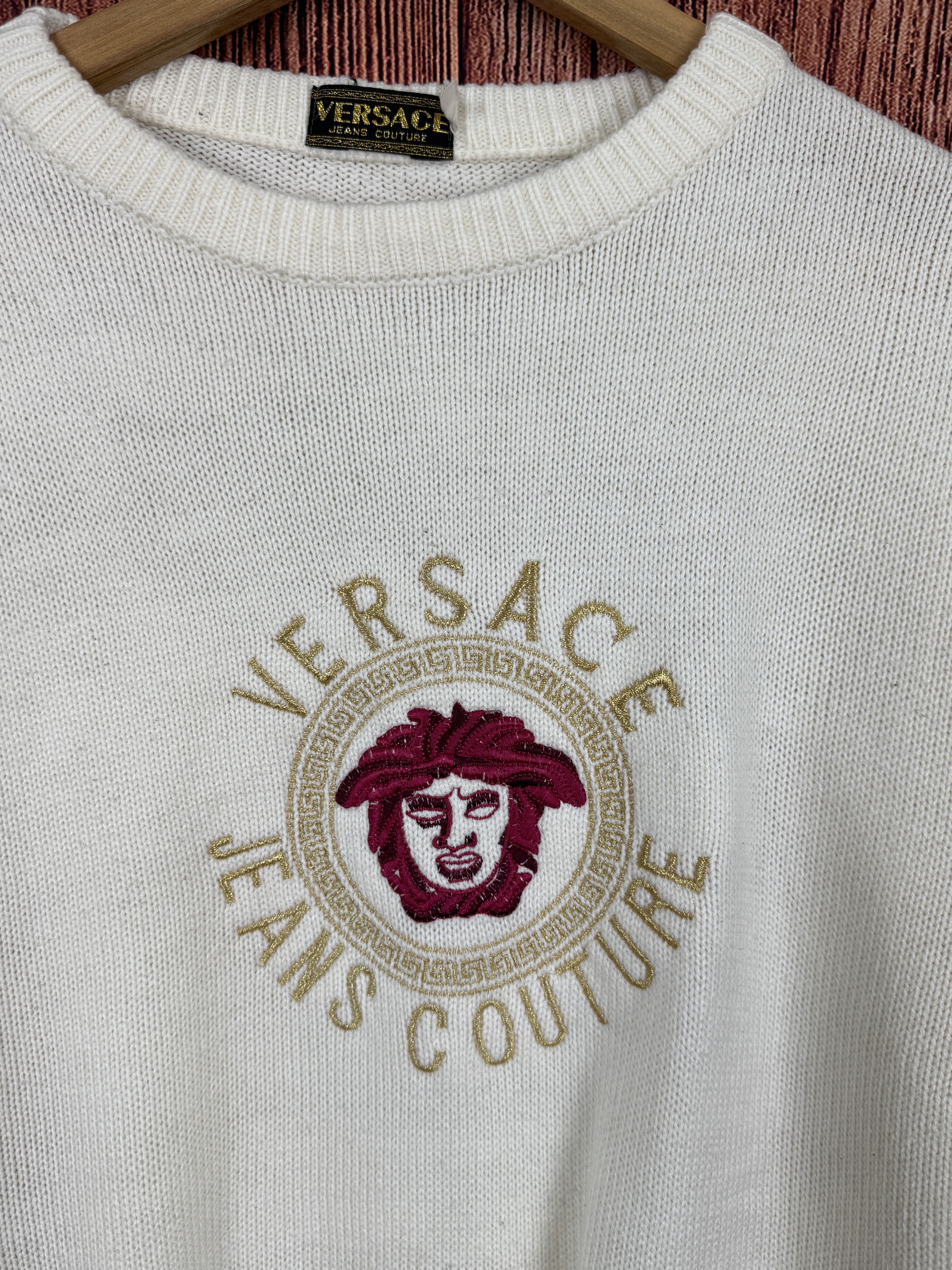Versace Jeans Couture Vintage Versace Jeans Couture Medusa Embroidered Logo 80’s Size US XXL / EU 58 / 5 - 3 Thumbnail