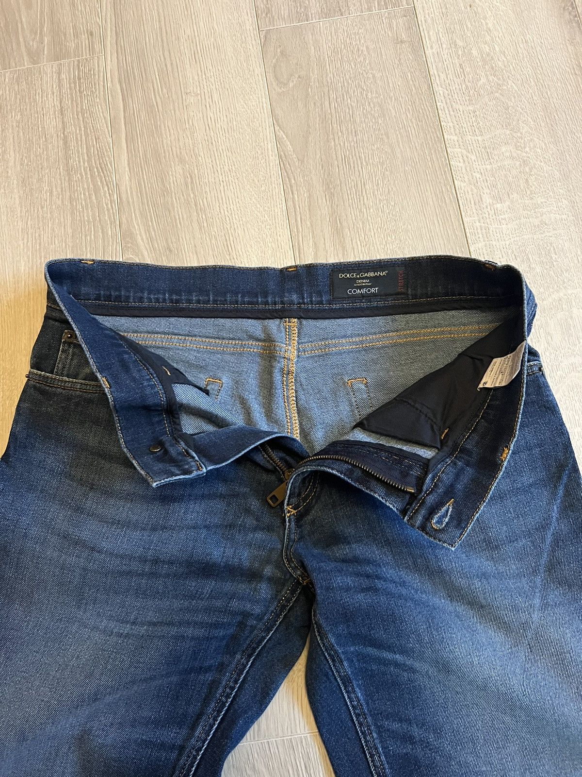 Dolce & Gabbana Men Dolce & Gabbana Blue Comfort Stretch Jeans Size 40/M Size US 33 - 5 Thumbnail