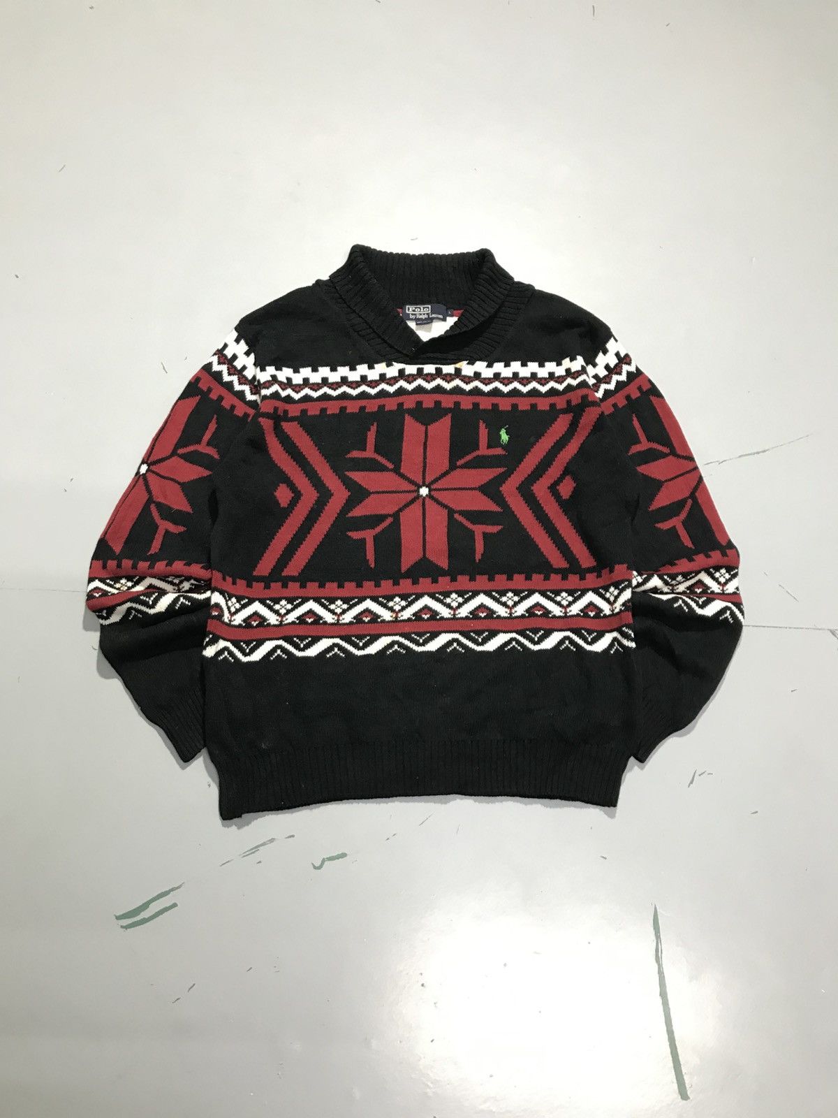 Polo Ralph Lauren Vintage polo Ralph Lauren knit sweater Size US S / EU 44-46 / 1 - 1 Thumbnail