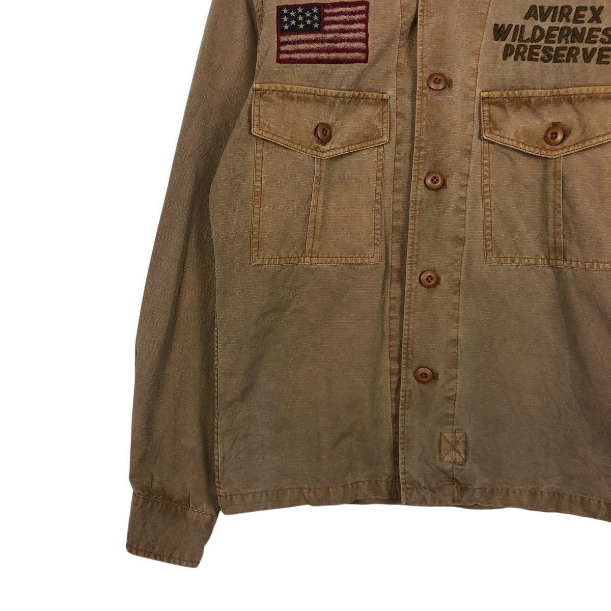 Avirex 🔥VINTAGE BIKER JACKET AVIREX MODEL A-75 BIG LOGO DESIGN Size US M / EU 48-50 / 2 - 6 Thumbnail