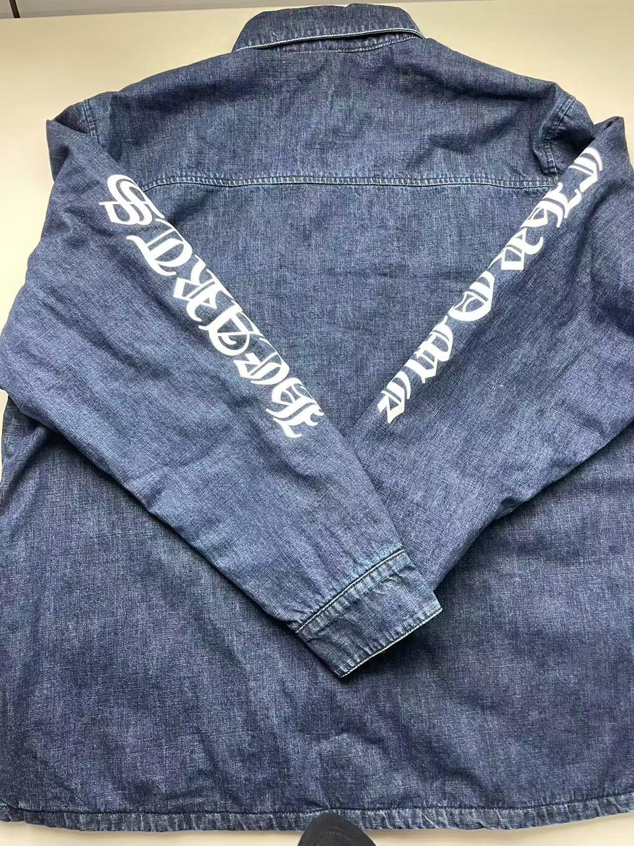 Chrome Hearts Chrome Hearts Blue Script Padded Denim Jacket Size US XXL / EU 58 / 5 - 4 Thumbnail