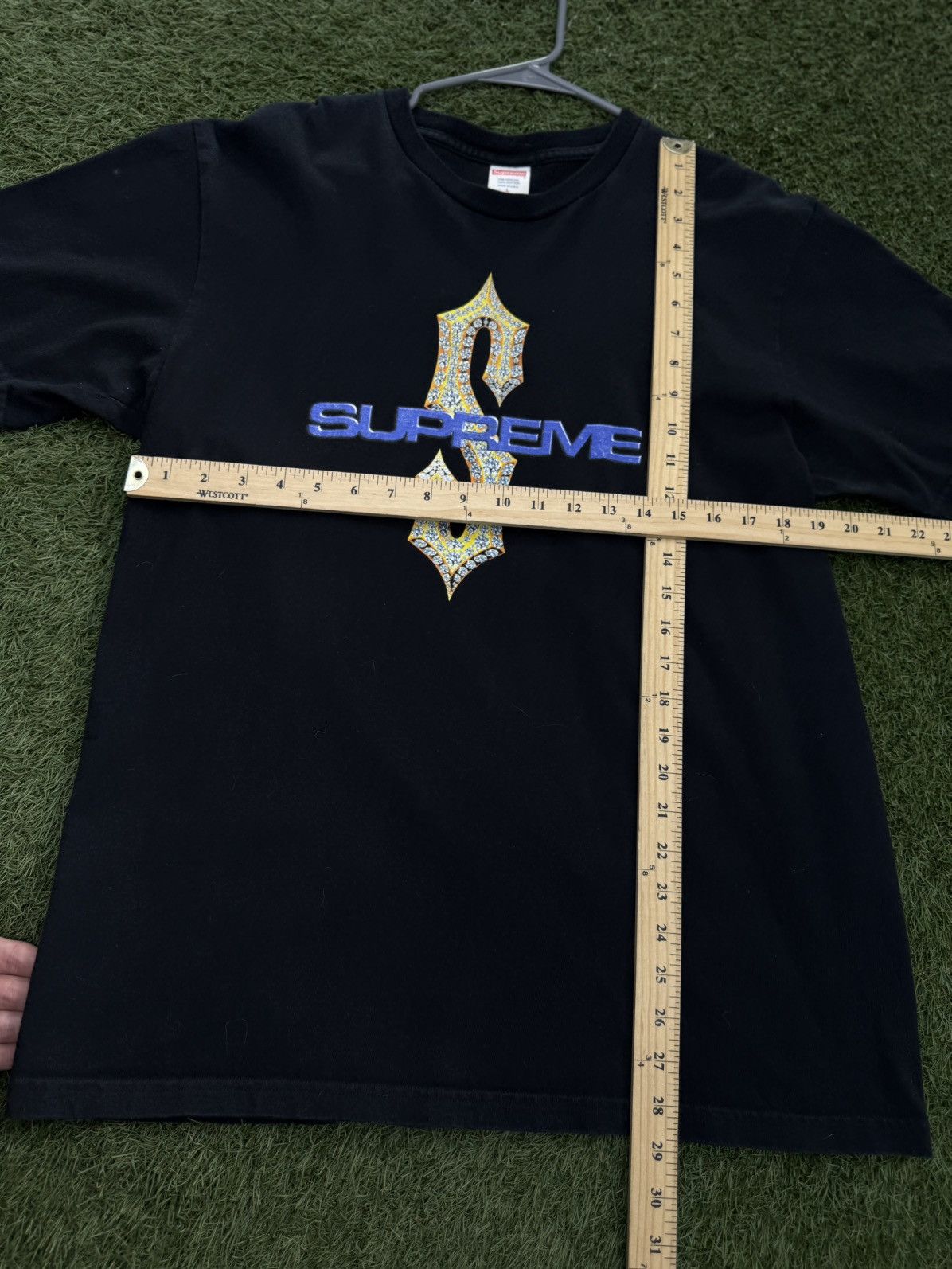 Supreme Supreme Black Tee Shirt Size Large Pre Owned 🧼 Size US L / EU 52-54 / 3 - 6 Thumbnail
