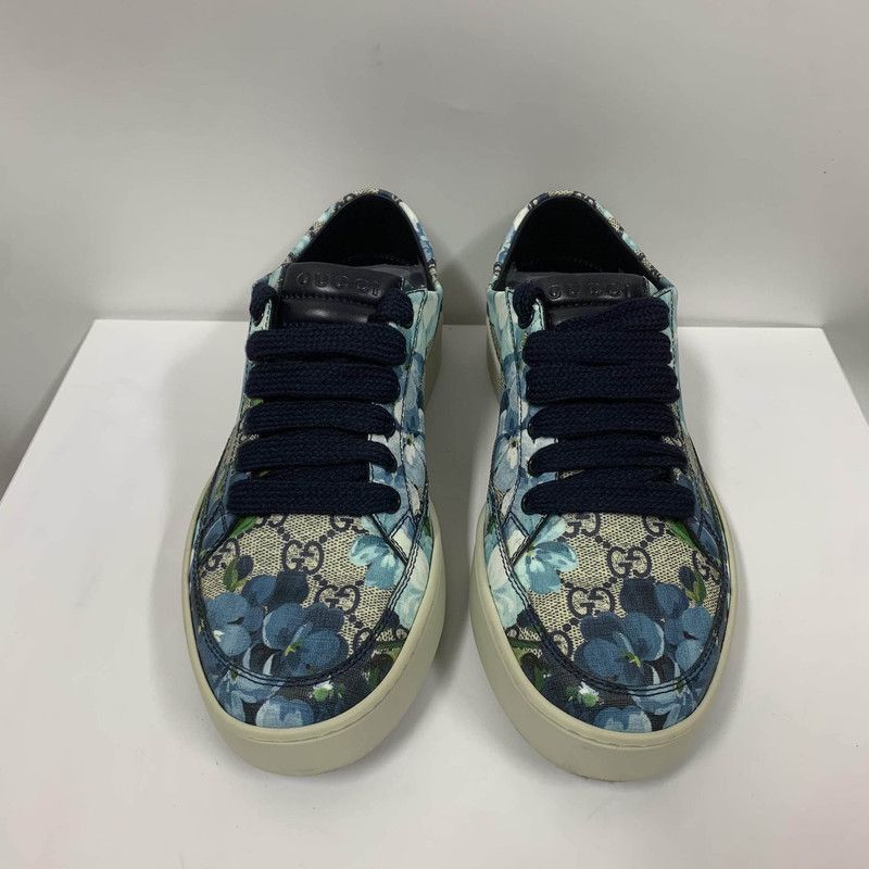 Gucci Gucci Floral Print Casual Sneakers - Size US 8 / EU 41 - 2 Thumbnail