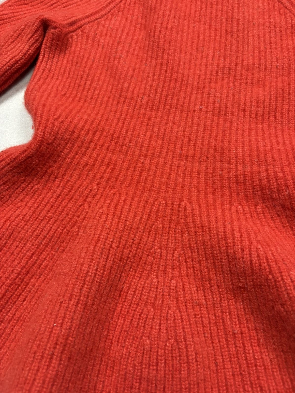 Iris von Arnim Iris Von Arnim Cashmere Peplum Knit Sweater Red M Italy Rare Size M / US 6-8 / IT 42-44 - 20 Thumbnail