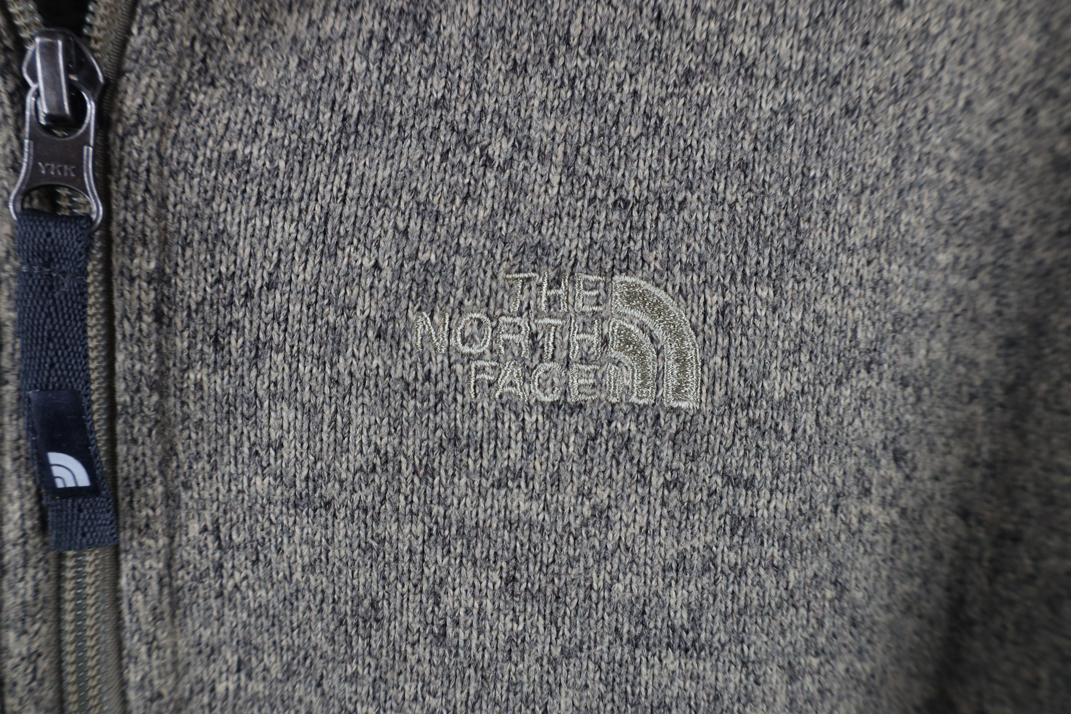 The North Face × Vintage The North Face Knit Fleece Half Zip Pullover Sweater Beige Size US M / EU 48-50 / 2 - 4 Thumbnail