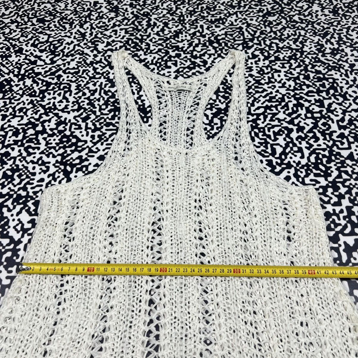 Abercrombie & Fitch Vintage Y2K Abercrombie Fitch Mesh Sexy Japanese Tank Top Size S / US 4 / IT 40 - 18 Thumbnail