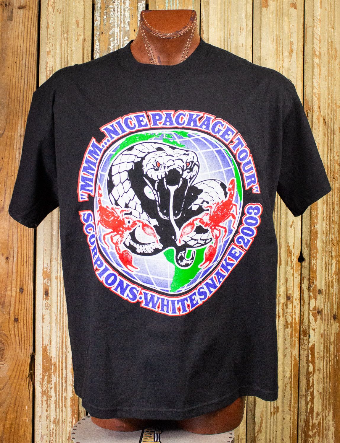 Band Tees × Vintage Vintage Scorpions & Whitesnake Concert T Shirt 2003 Size US XL / EU 56 / 4 - 1 Thumbnail