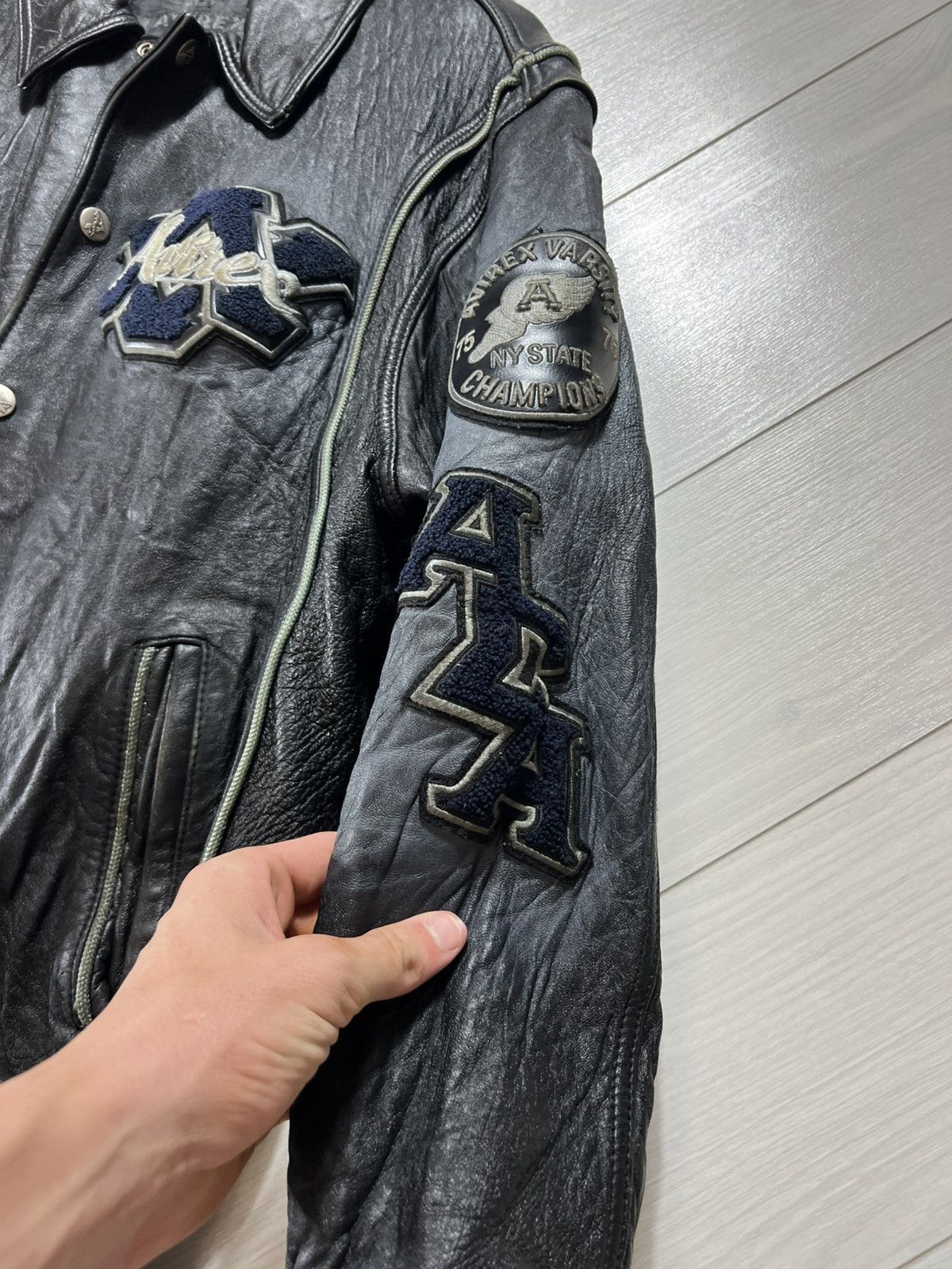 Avirex VTG Avirex Avant-Garde If Six Was Nine Style Leather Jacket Size US M / EU 48-50 / 2 - 3 Thumbnail