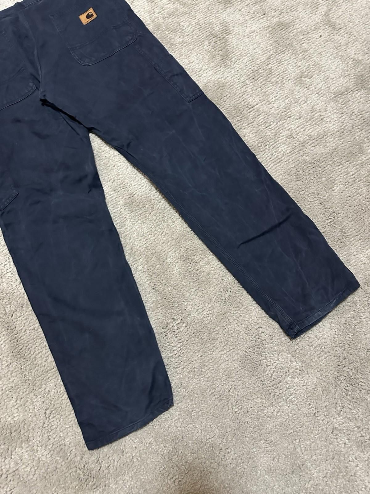Carhartt Vintage Carhartt Navy Pants Lincoln single knee pant 36/32 Size US 36 / EU 52 - 2 Thumbnail