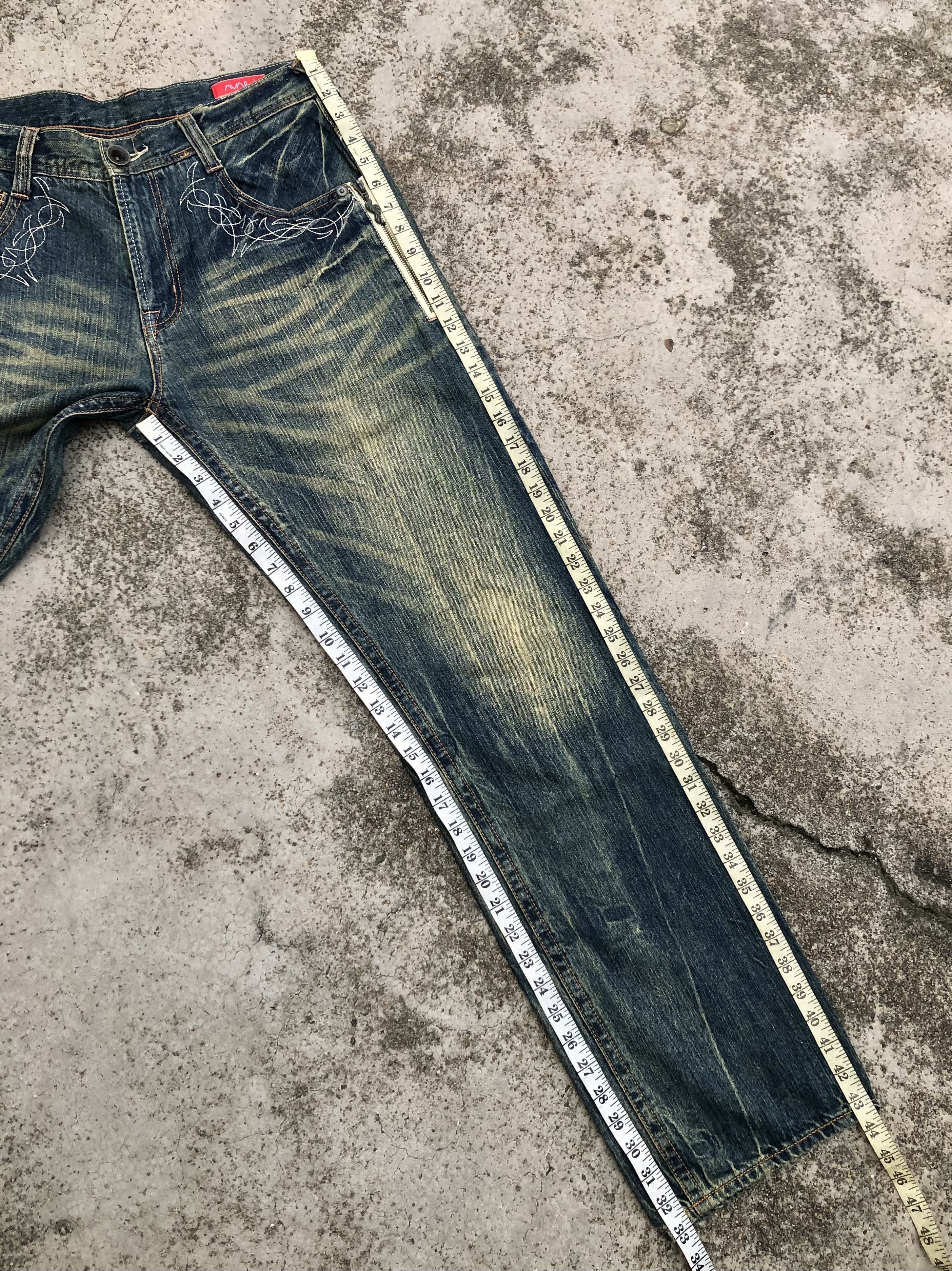 Japanese Brand RUSTY BLUE AVAIL JEANS Size US 32 / EU 48 - 7 Thumbnail