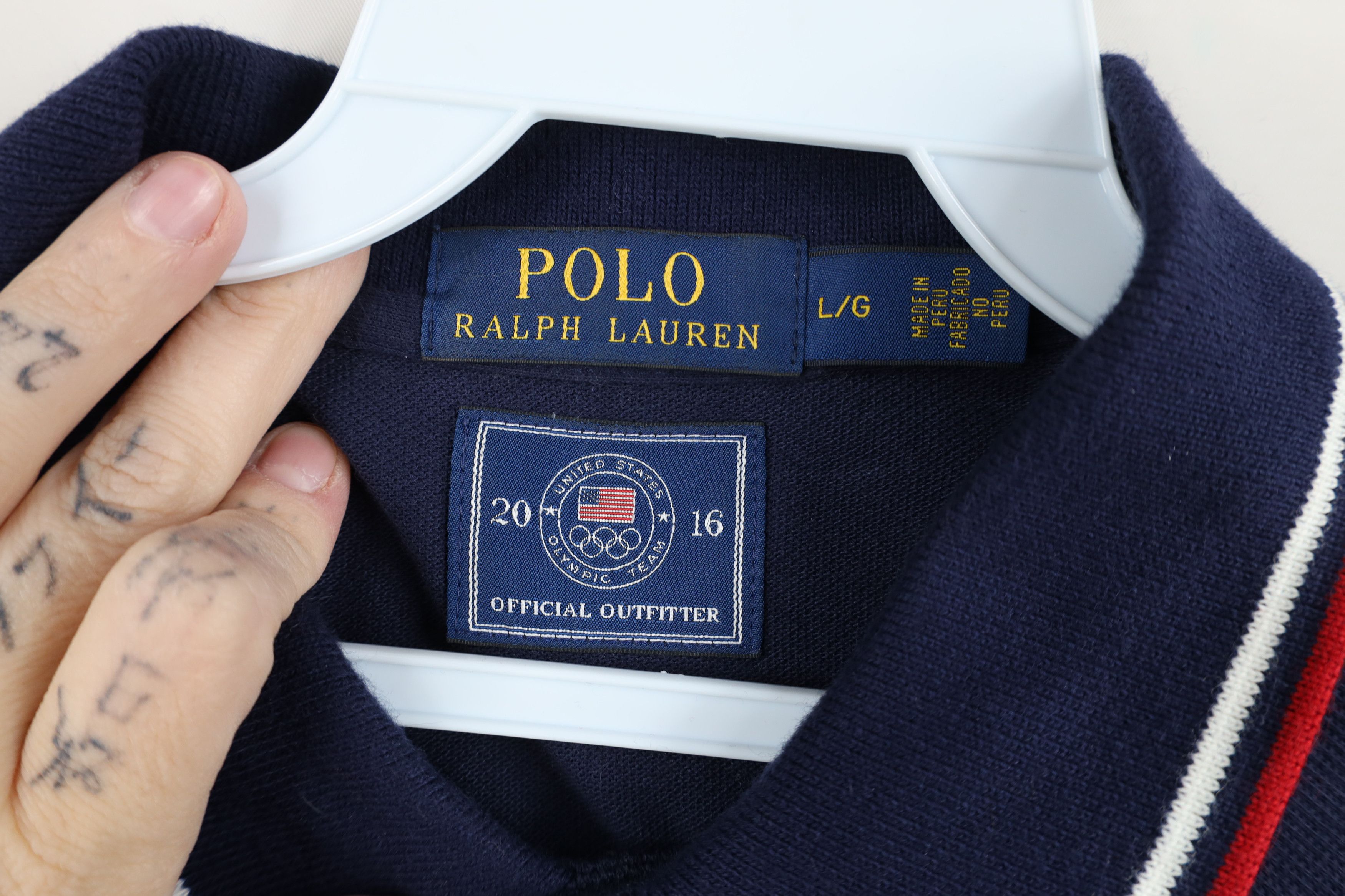 Polo Ralph Lauren Ralph Lauren 2016 Olympics United States Big Pony Polo Shirt Size US L / EU 52-54 / 3 - 8 Thumbnail