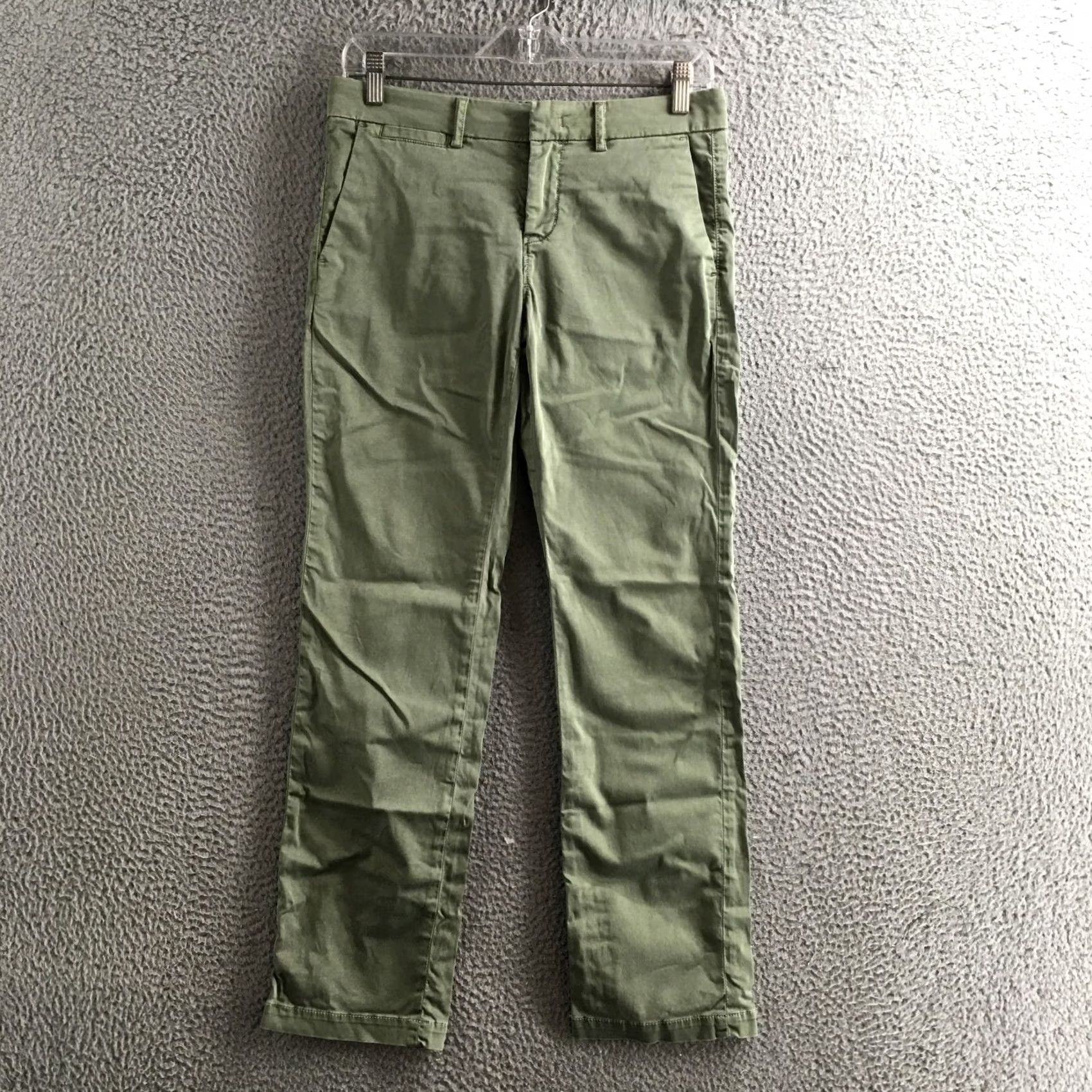 Banana Republic Banana Republic Pants Womens 0P Olive Green Straight Leg Zip Fly Chino Stretch Pants Regular Womens 0P Olive Green Straight Leg Chino Stretch Size 25" / US 0 / IT 36 - 2 Thumbnail