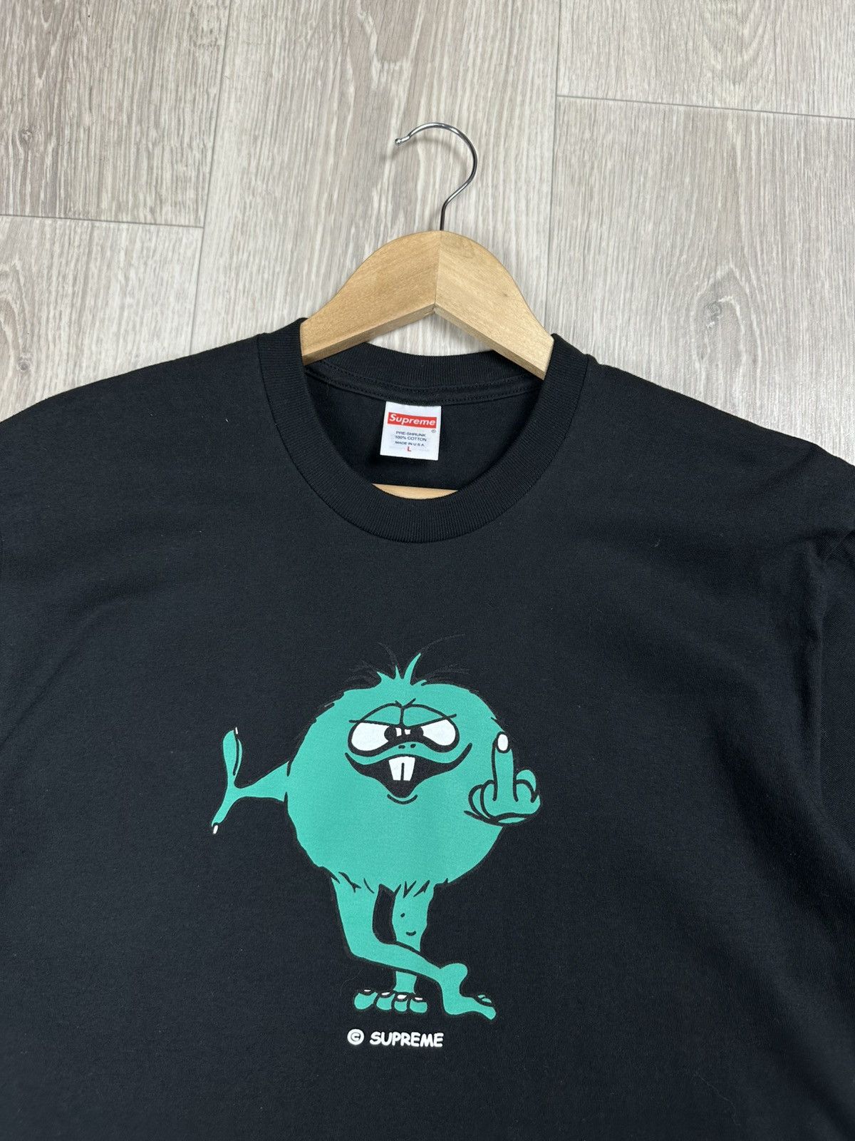Supreme Supreme Camacho New Oversized Tee Shirt Black FW23 Size L Size US L / EU 52-54 / 3 - 4 Thumbnail
