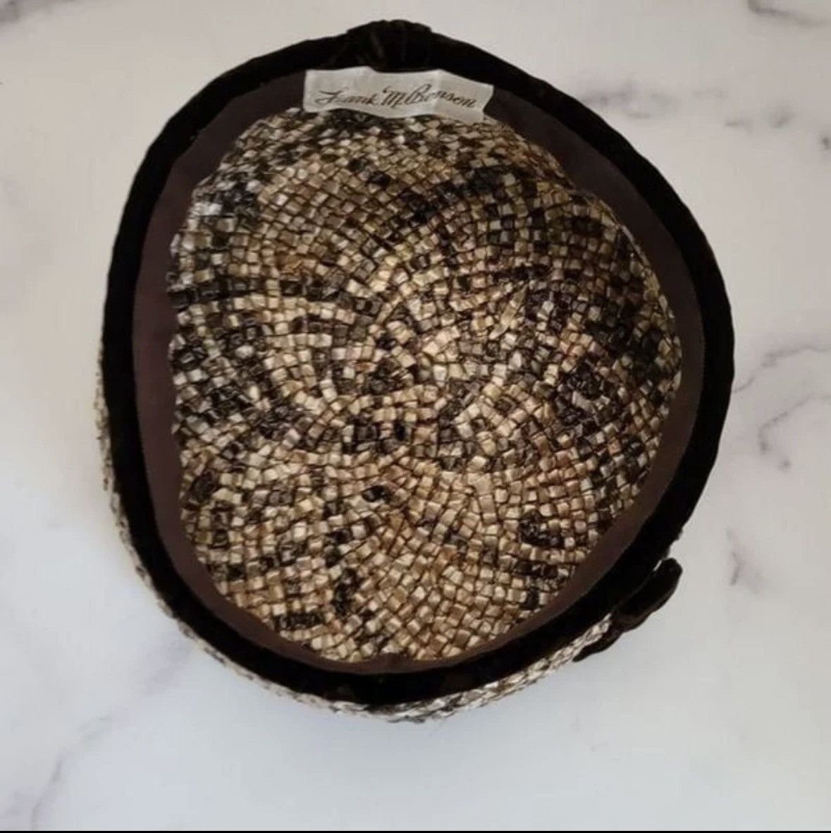 Other Frank Benson 50s hat pill box snake woven Una Hutcheon Size ONE SIZE - 5 Thumbnail