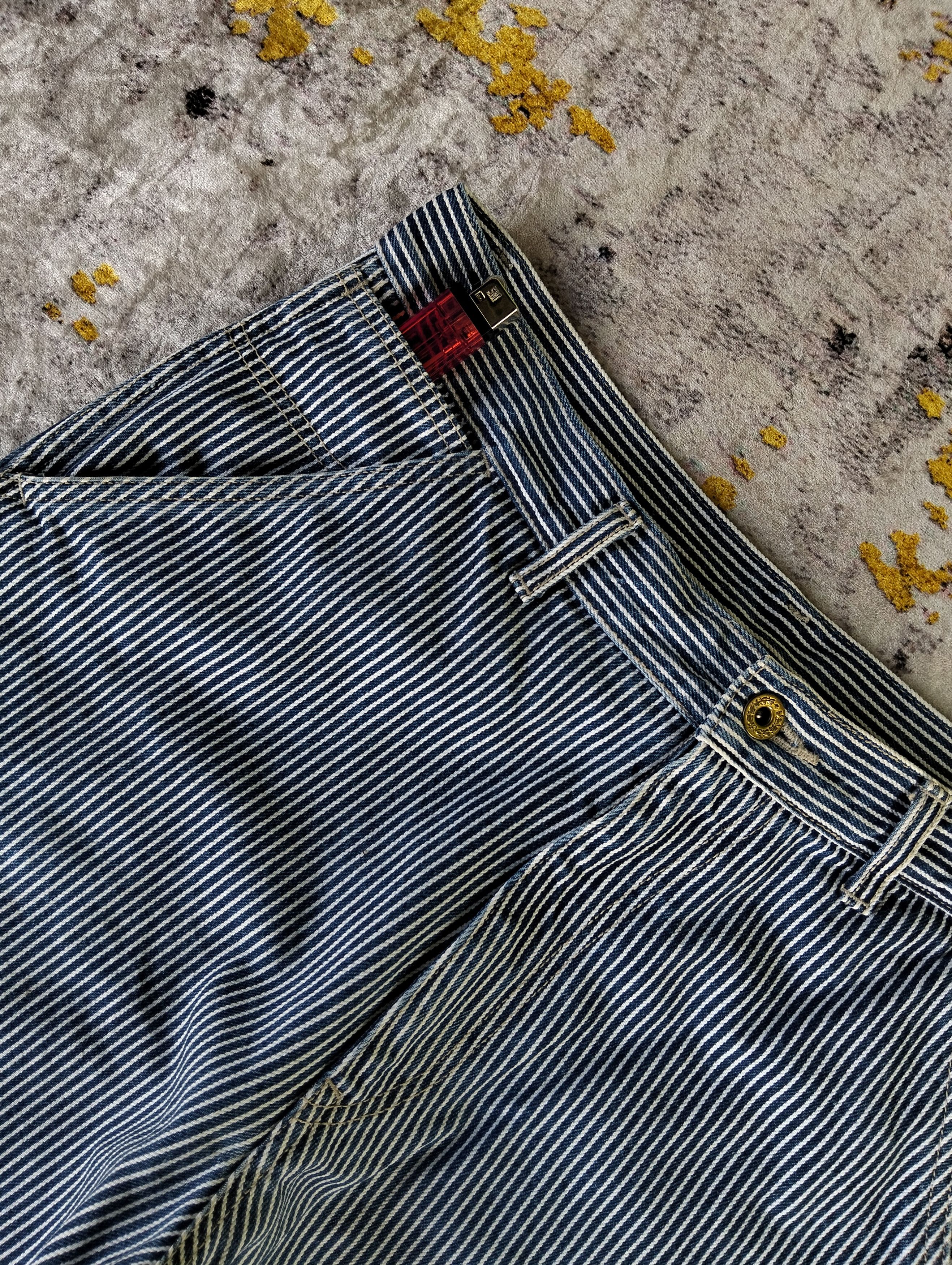 Japanese Brand Vintage Japanese East Boy Hickory Buckle Back Jeans Size US 33 - 9 Thumbnail