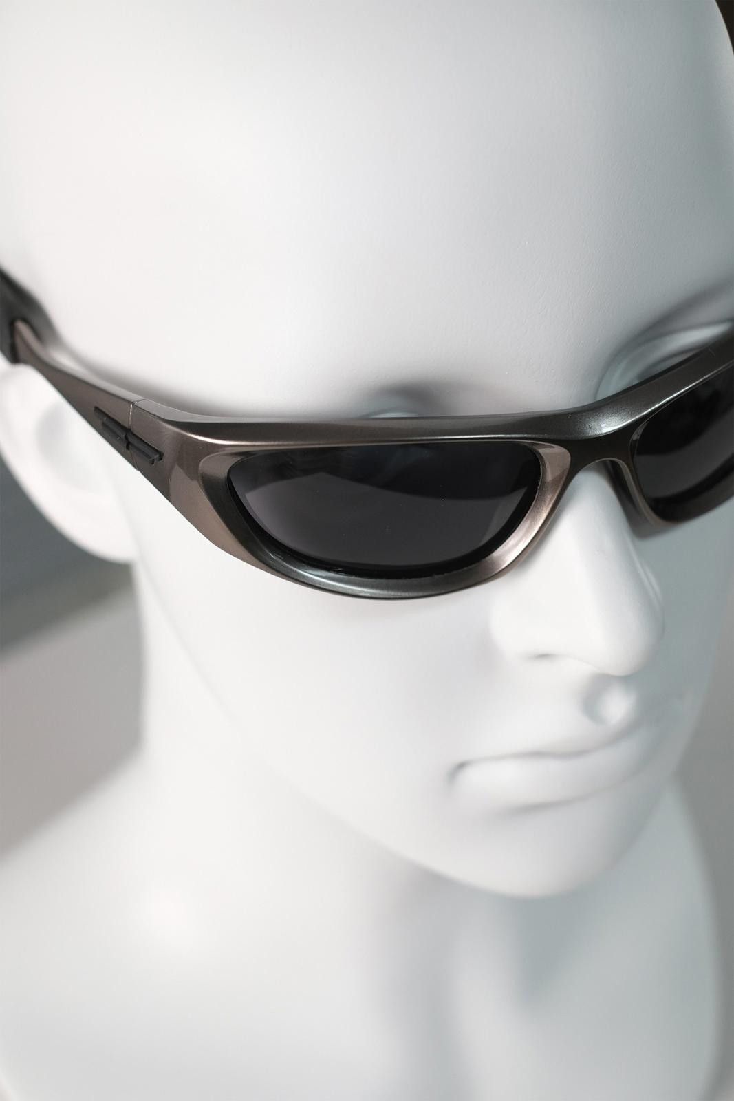 Japanese Brand Cyberpunk Y2k Avant Garde Futuristic Gunmetal Sunglasses OS Size ONE SIZE - 5 Thumbnail